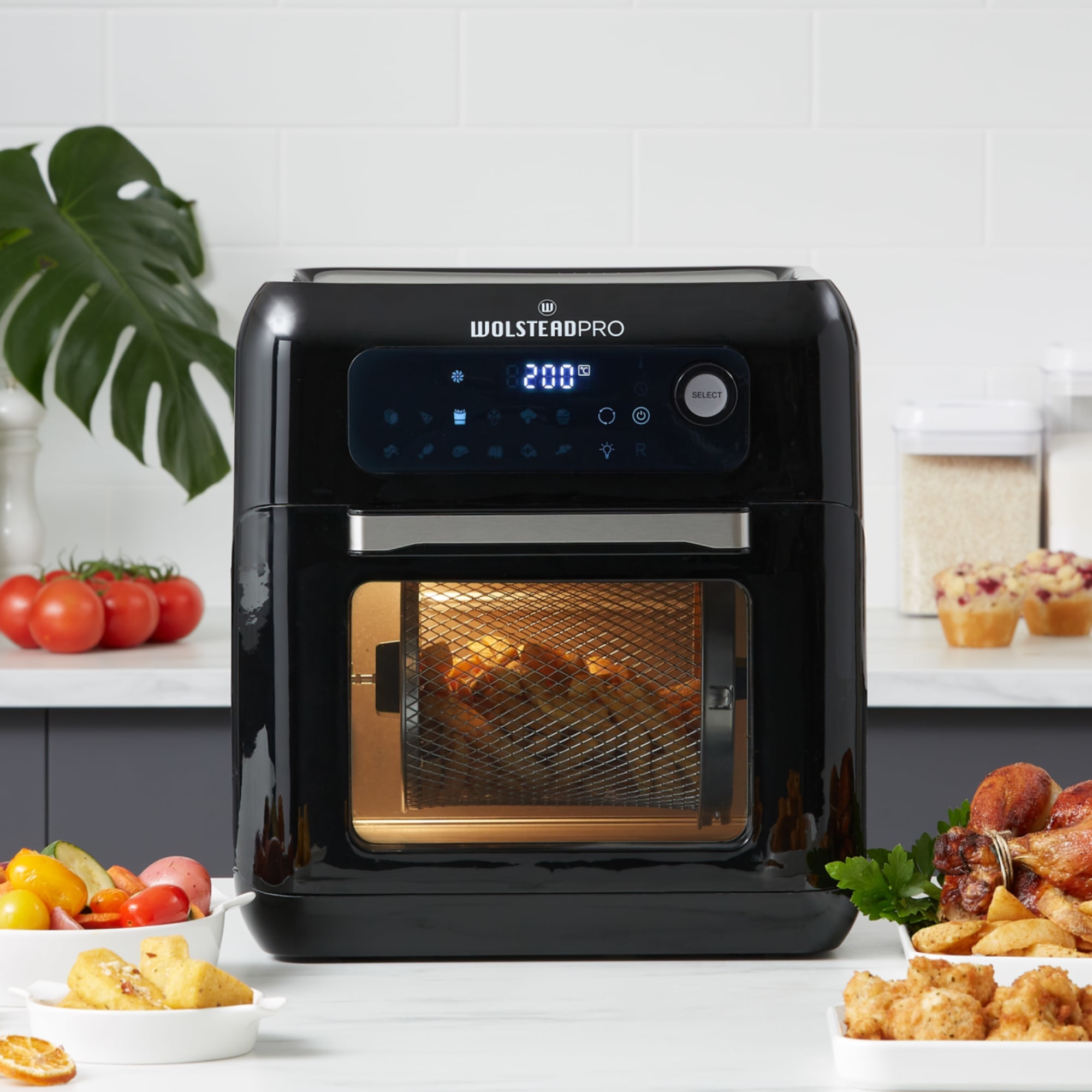 Farberware 6 quart Digital XL Air Fryer Oven, Black - Deep Fryers