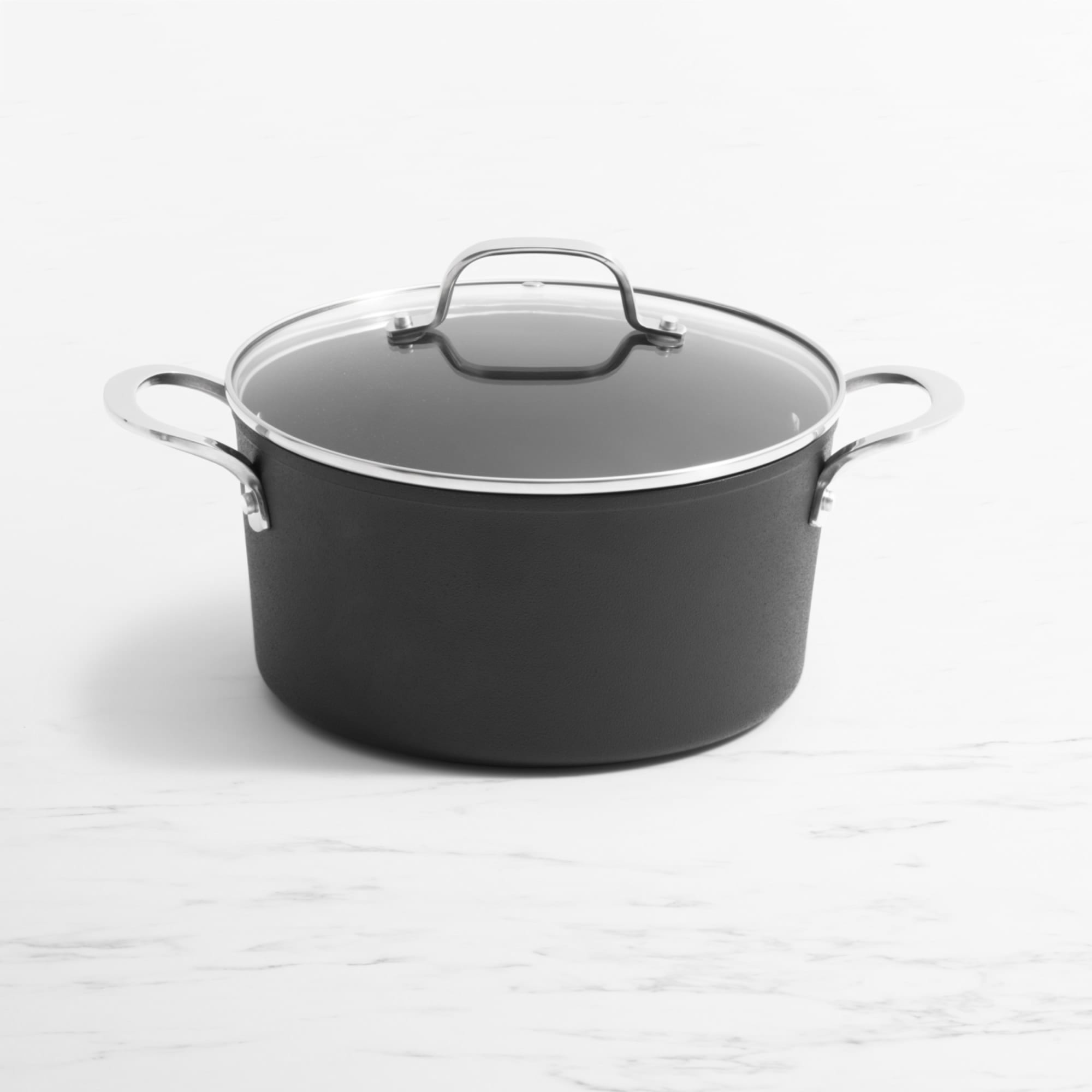 Swiss Titan 8.5 qt Nonstick Stock Pot with Glass Lid