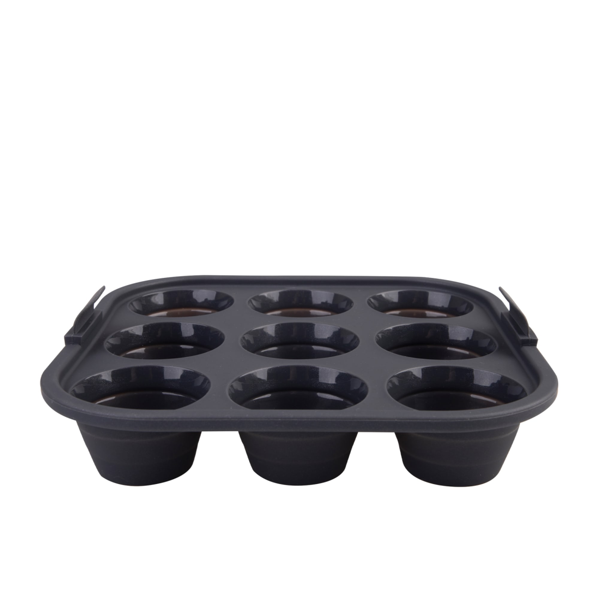 Daily Bake Silicone Square Collapsible Air Fryer Muffin Pan 9 Cup Image 3
