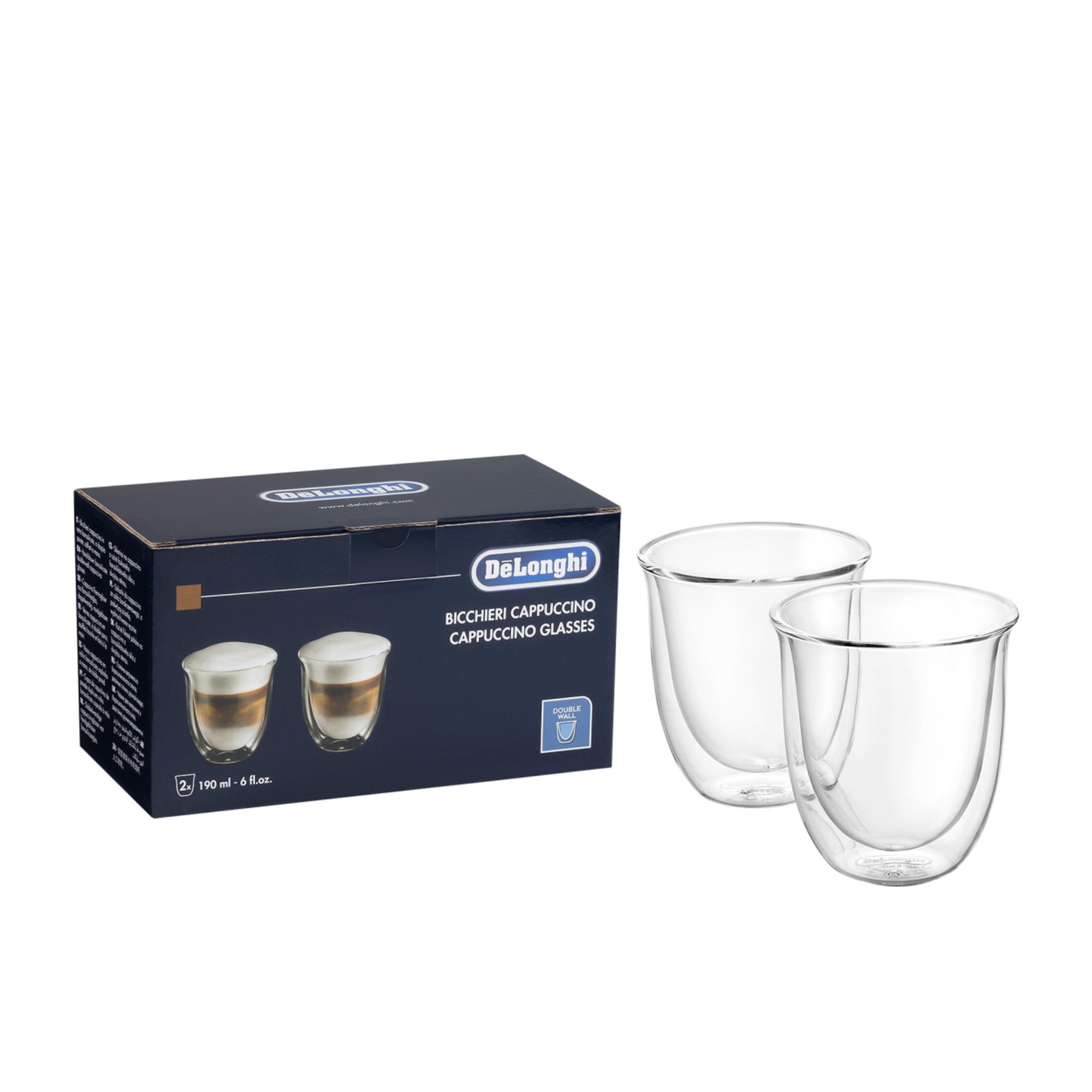 Delonghi Cappuccino Glasses