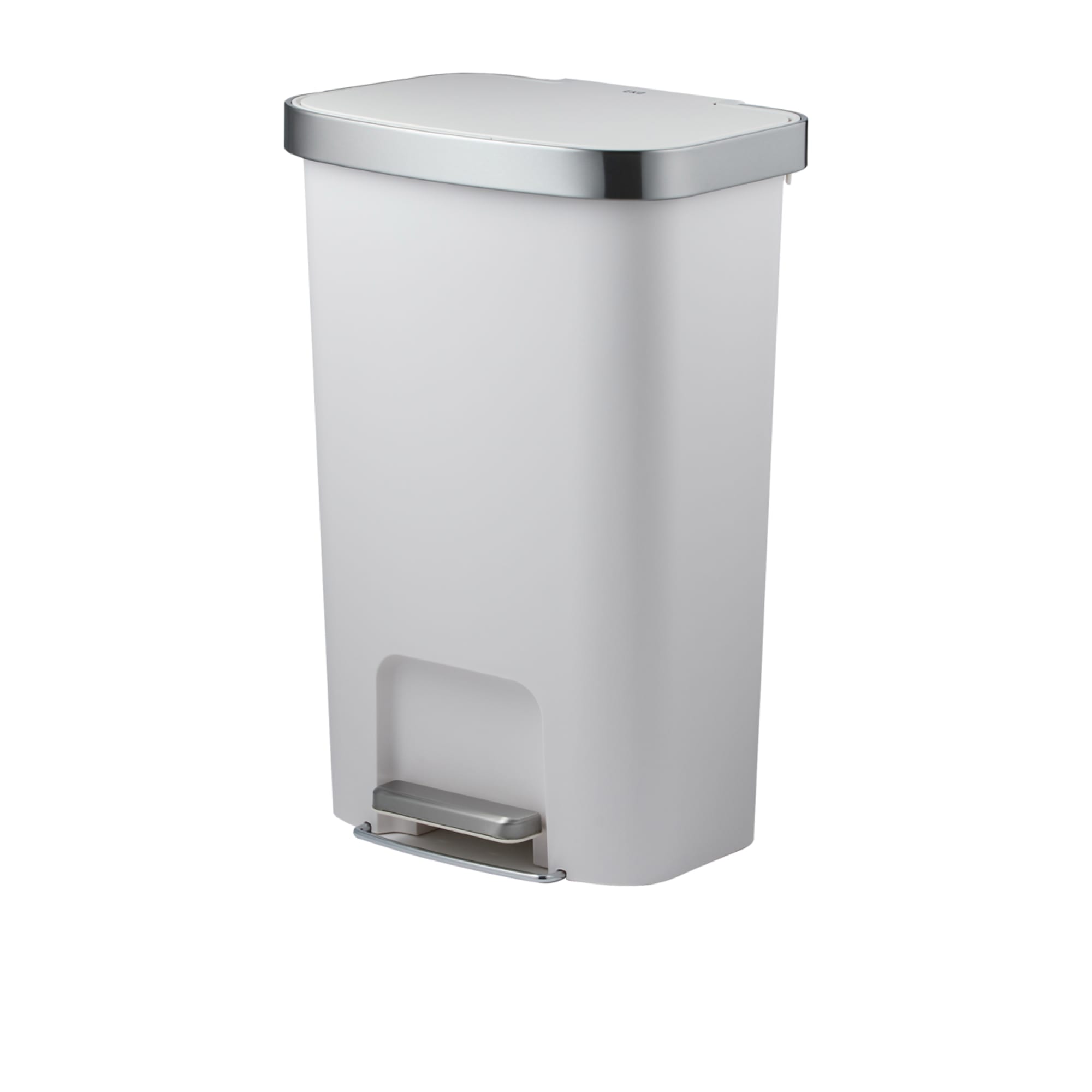 Eko Stainless Steel 50L Madison Step Trash Can Matte Black