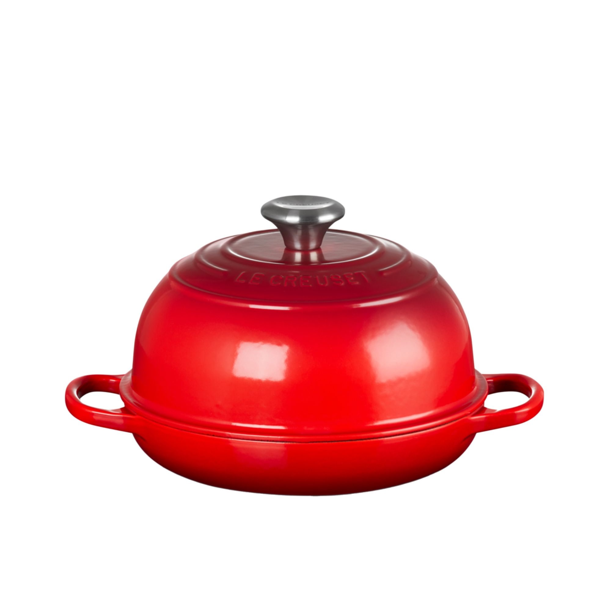 Tefal LOV Enamelled Cast Iron Shallow Casserole Dish with Lid, 28cm, 3.8L,  Dutch Oven, All Hob Types, Cast Iron Pot, Cooking Pots, Dishwasher Safe