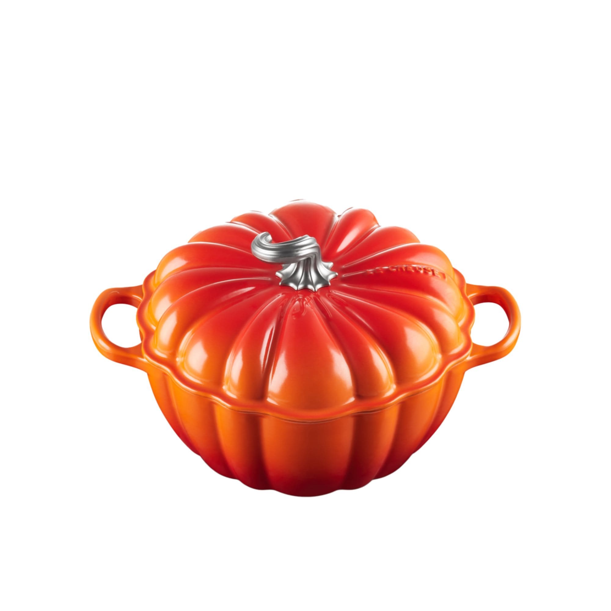 Enameled Pumpkin Cast Iron Dutch Oven 3.7L Enamel Coated Stewpan