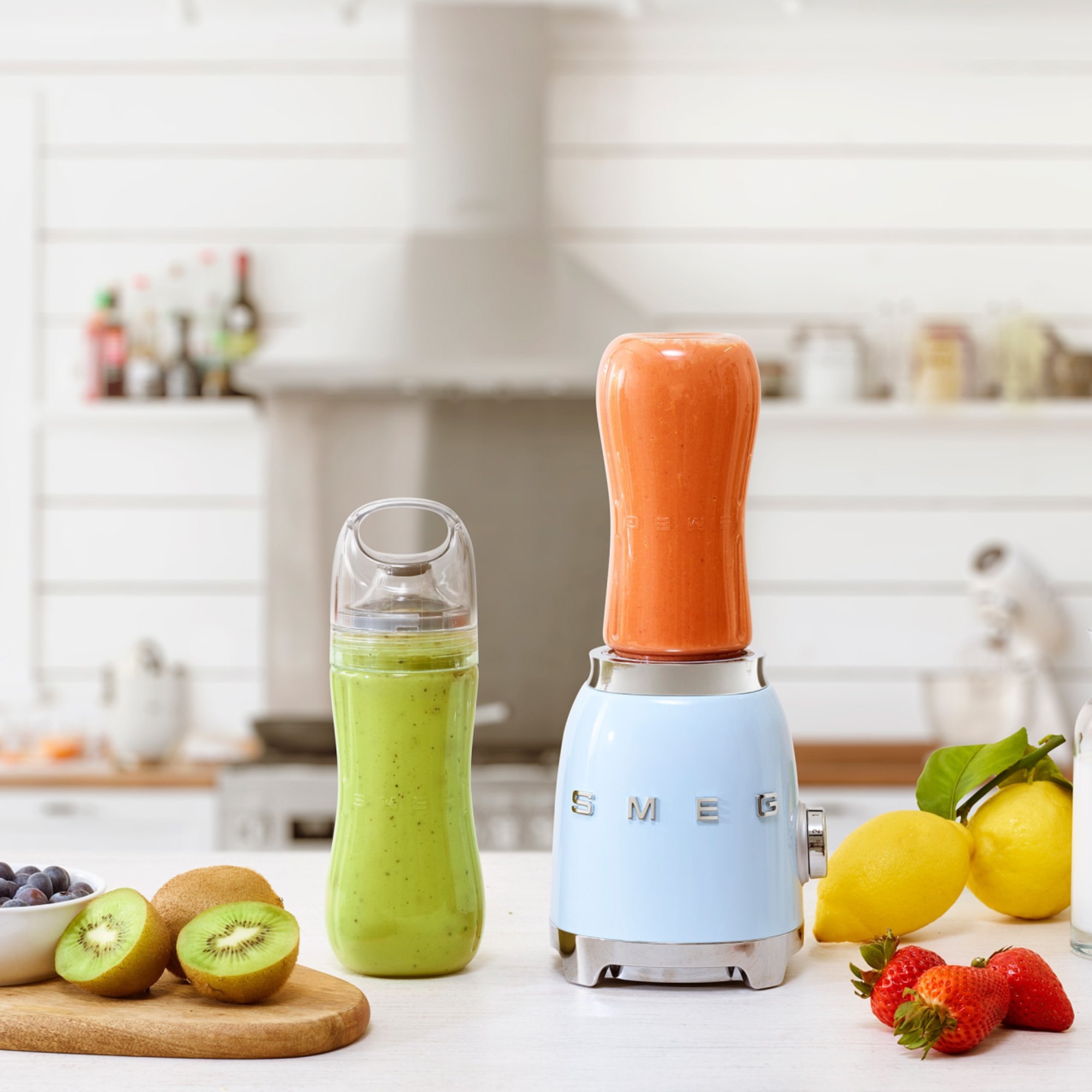 Miniature REAL Food Processor in Pastel Blue