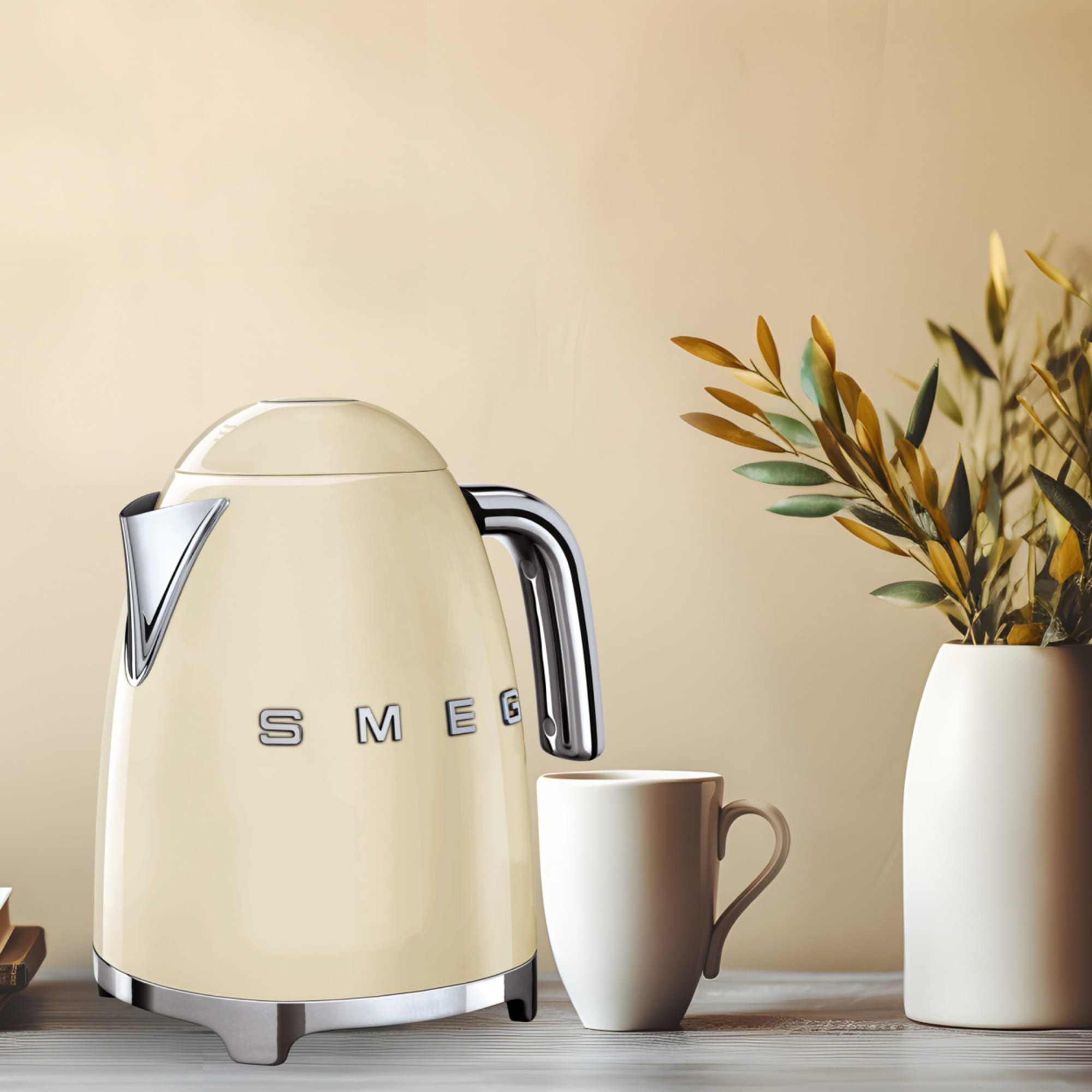  Smeg Cream Stainless Steel 50's Retro Variable