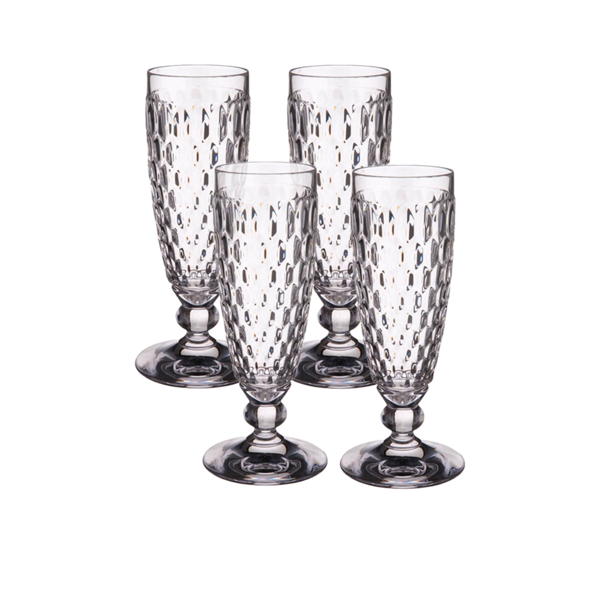 Villeroy & Boch New Moon Flute Champagne Set of 4 - Clear