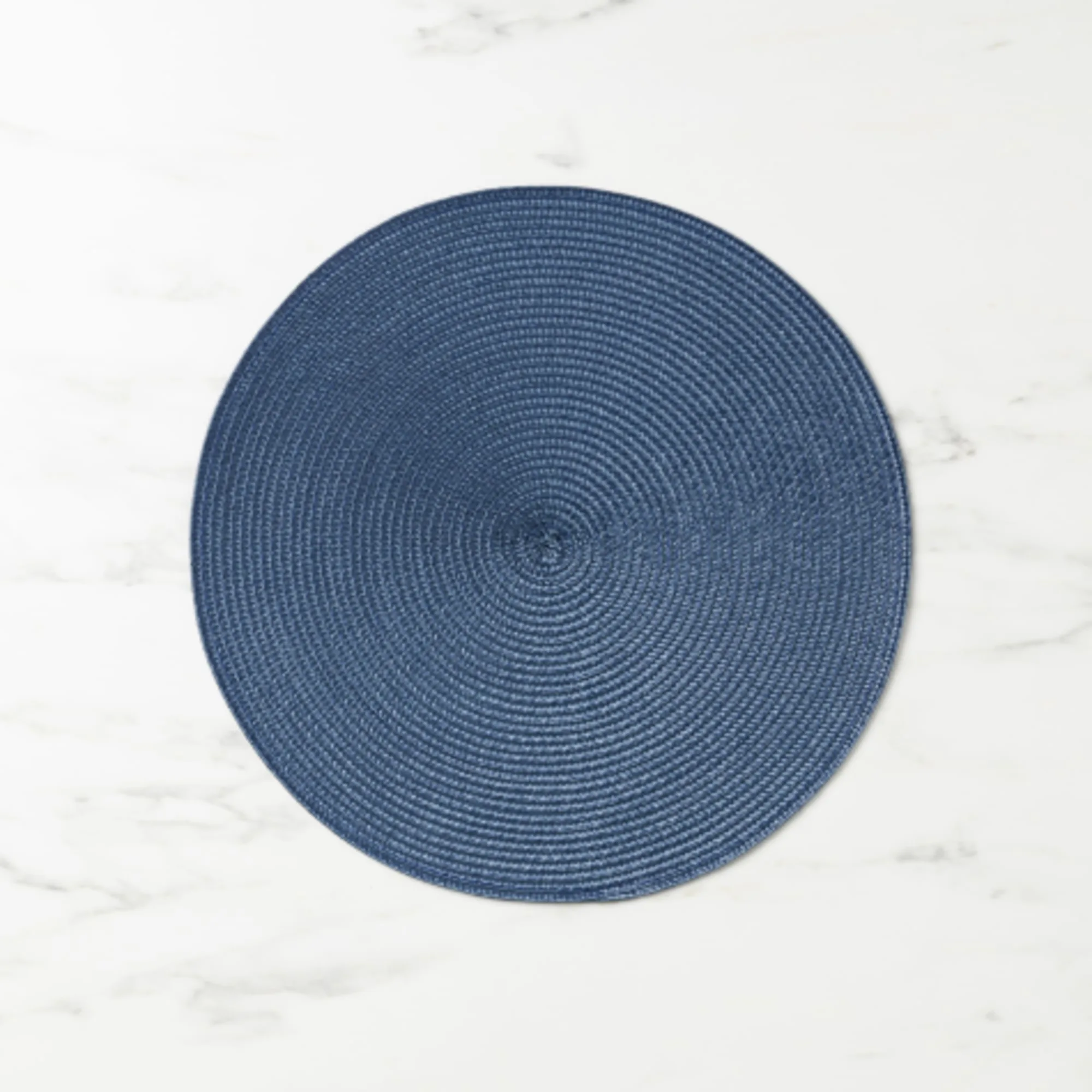 Salisbury & Co Classic Round Placemat 38cm Dark Blue Image 1