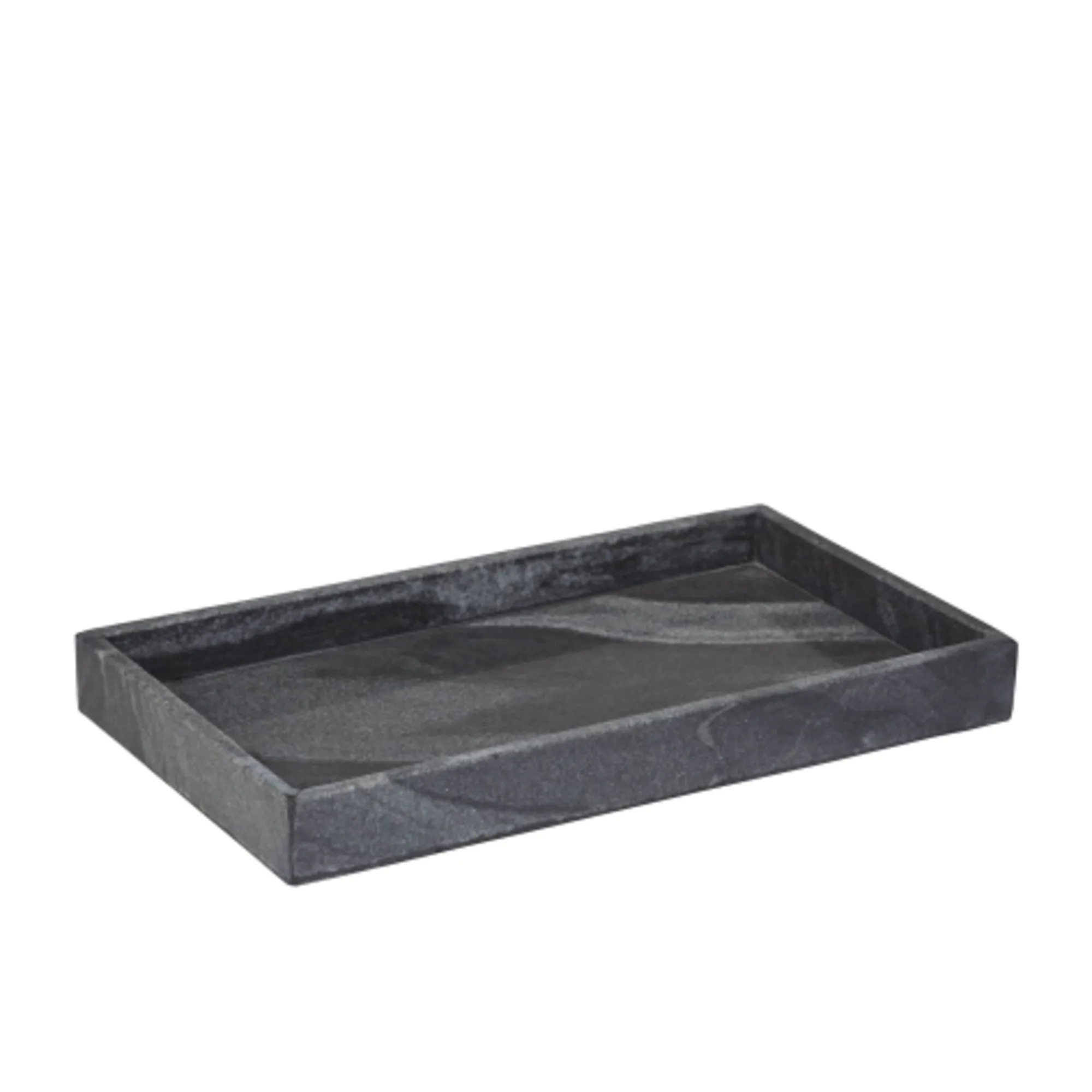 Amalfi Cararra Tray 22.5x40cm Black Image 1