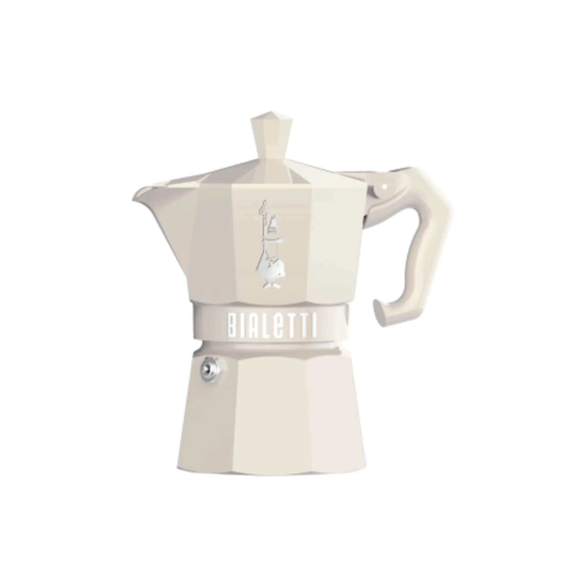 Bialetti Moka Exclusive Stovetop Expresso Maker 3 Cup Cream Image 1