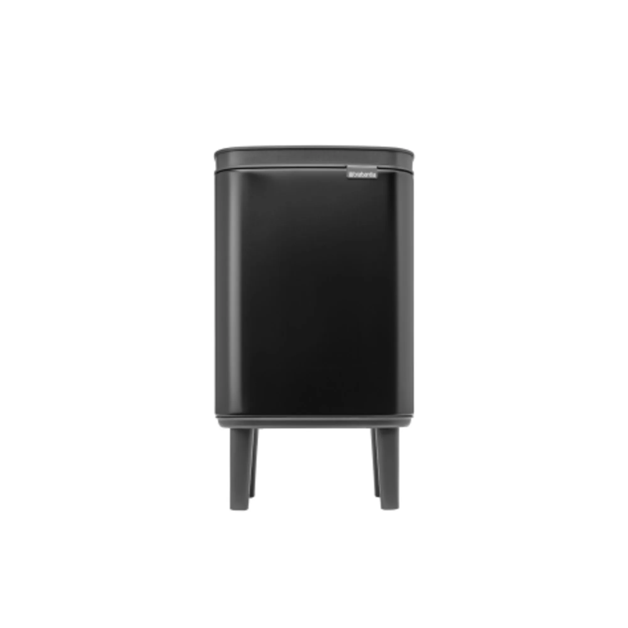 Brabantia Bo Hi Waste Bin 4L Matte Black Image 1