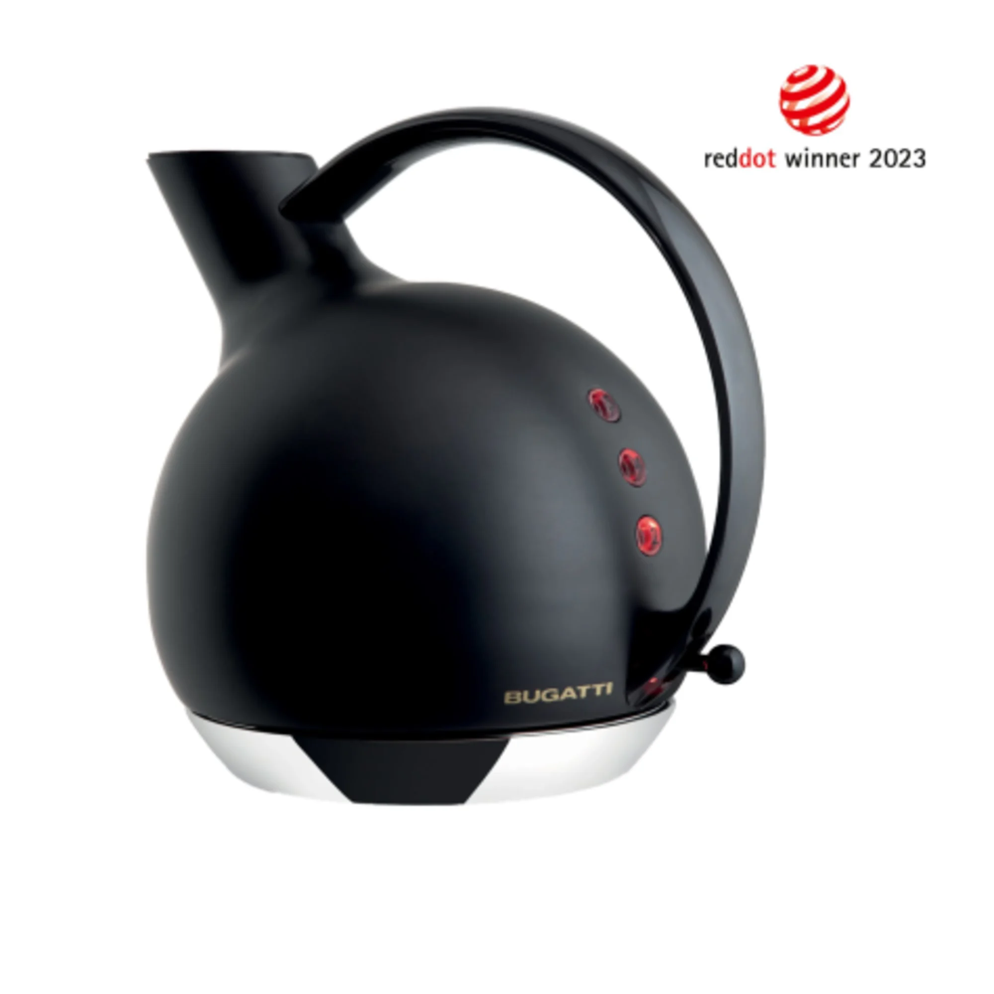 Bugatti Giulietta Electric Kettle 1.2L Matte Black Image 1