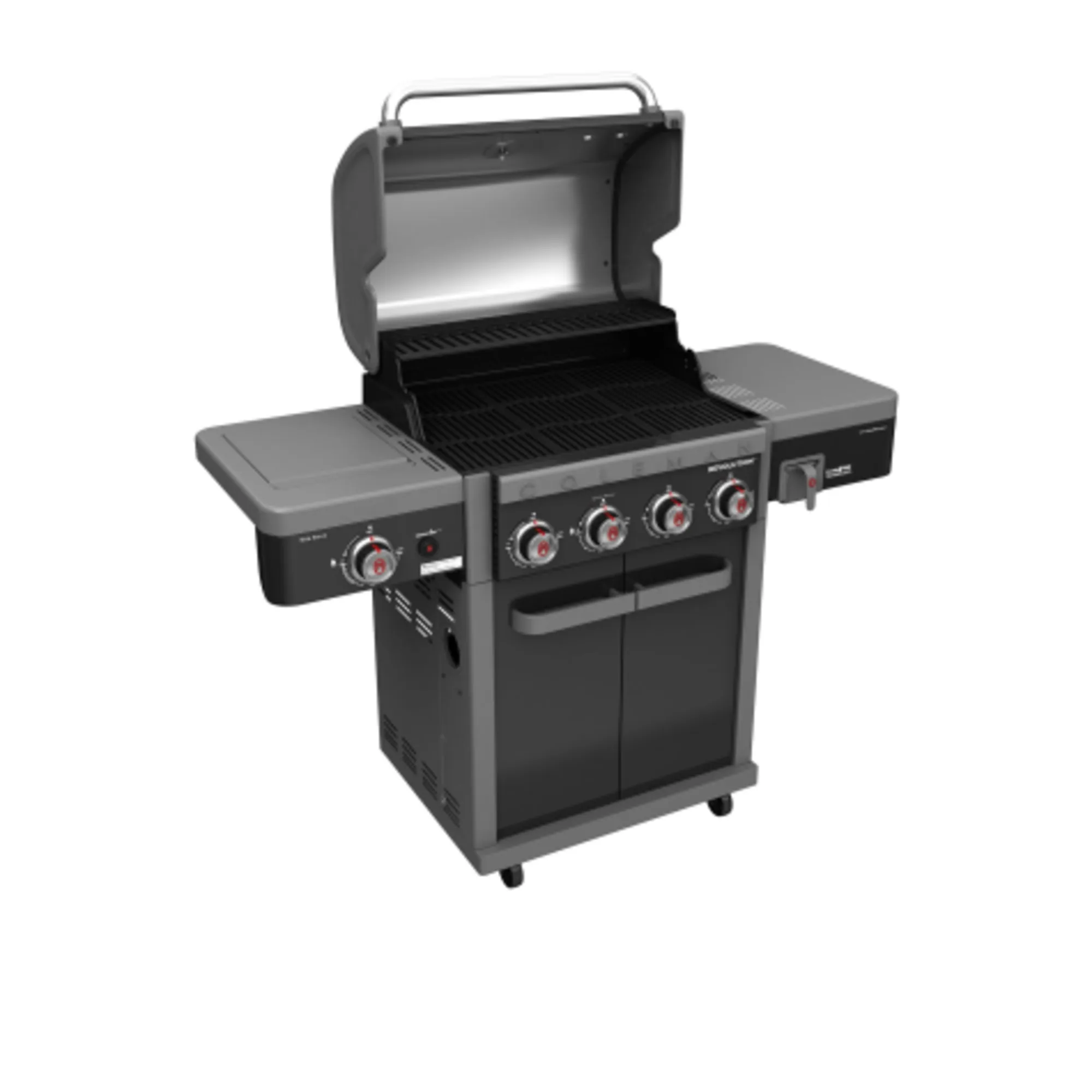 Coleman Revolution 4 Burner BBQ with Side Burner Black Gloss Image 1