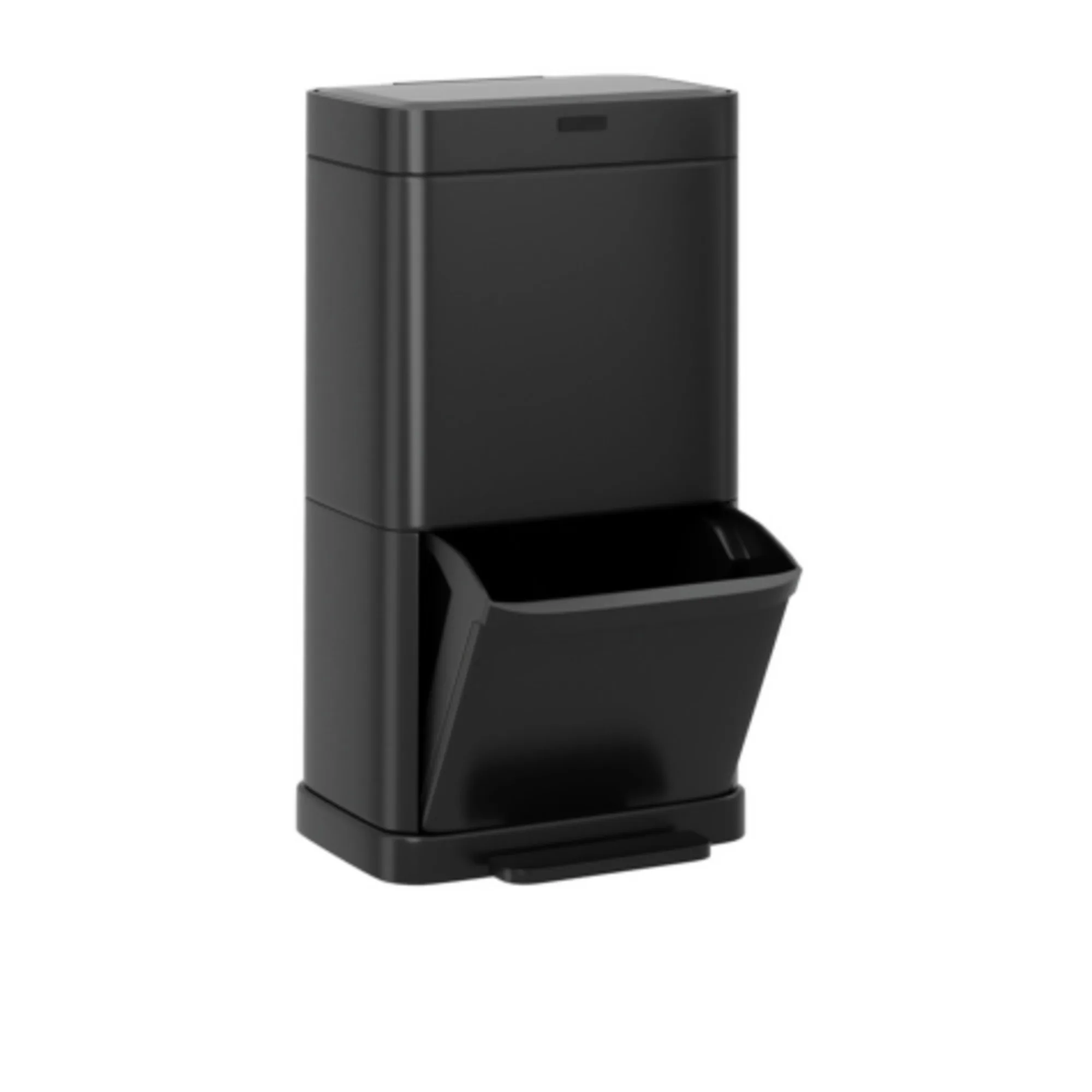 Devanti Motion Sensor and Pedal Bin 70L Black Image 1