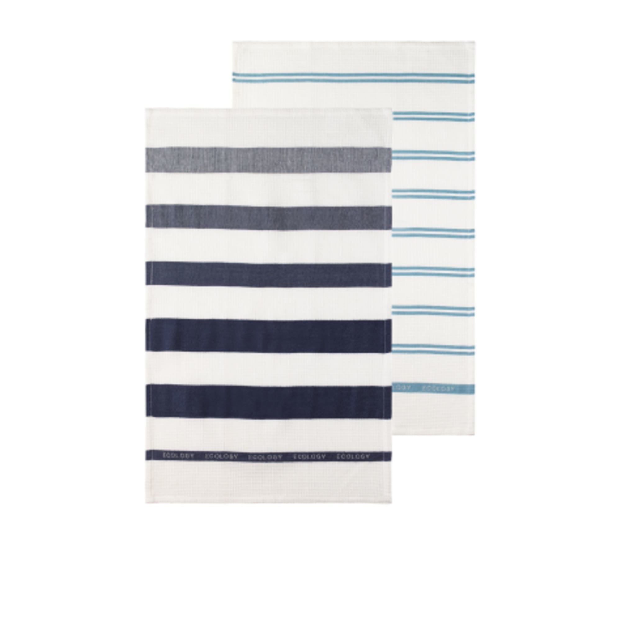 Ecology Foundation Tea Towel Set of 2 Denim