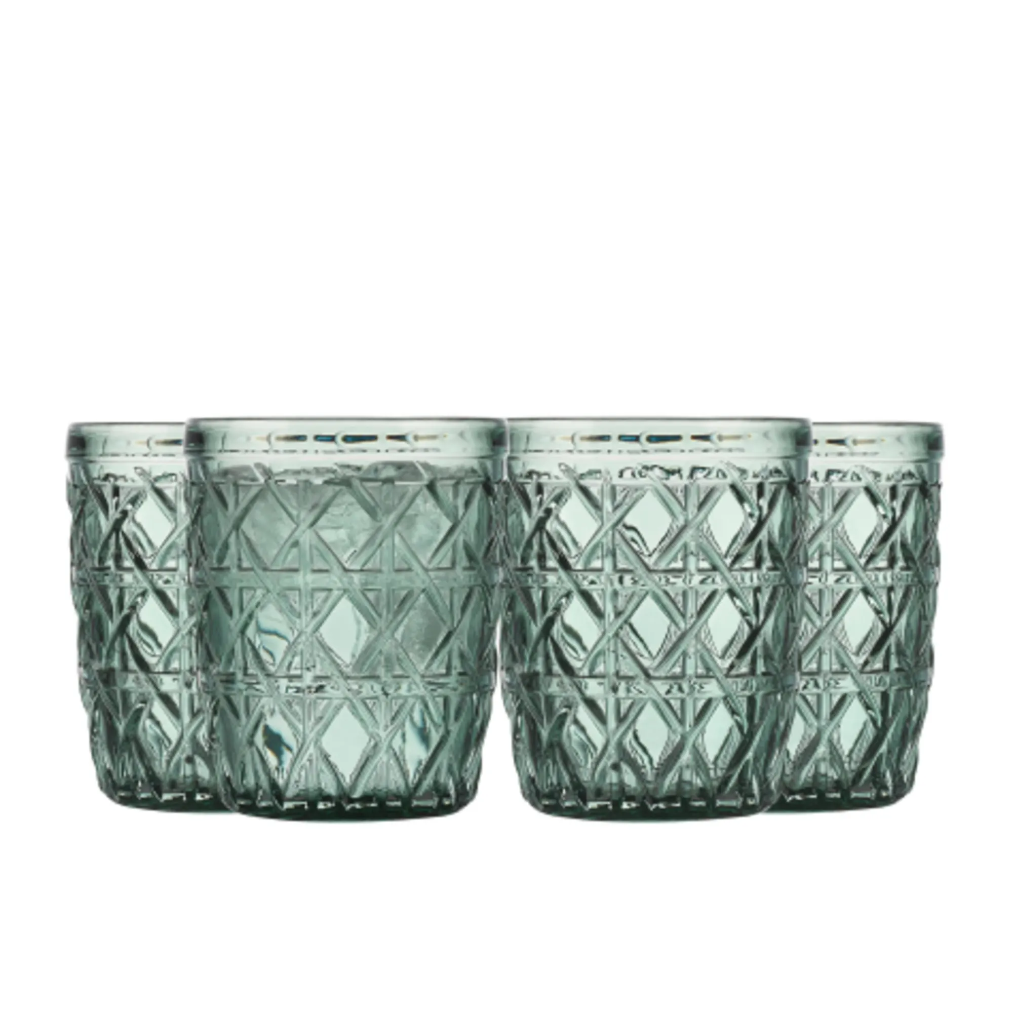 Ecology Rattan Tumbler 295ml Set of 4 Moss Image 1