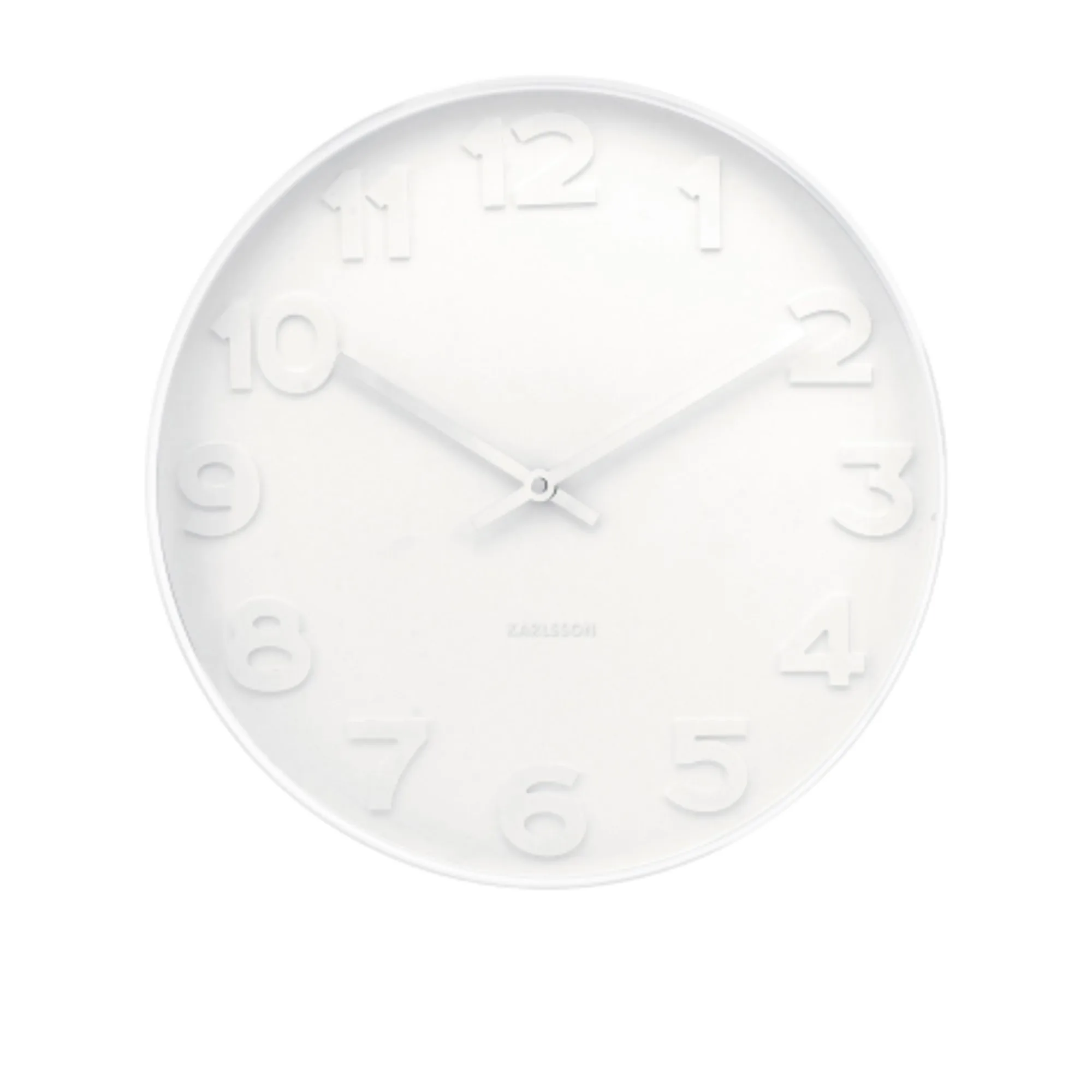 Karlsson Mr White Wall Clock 38cm Image 1