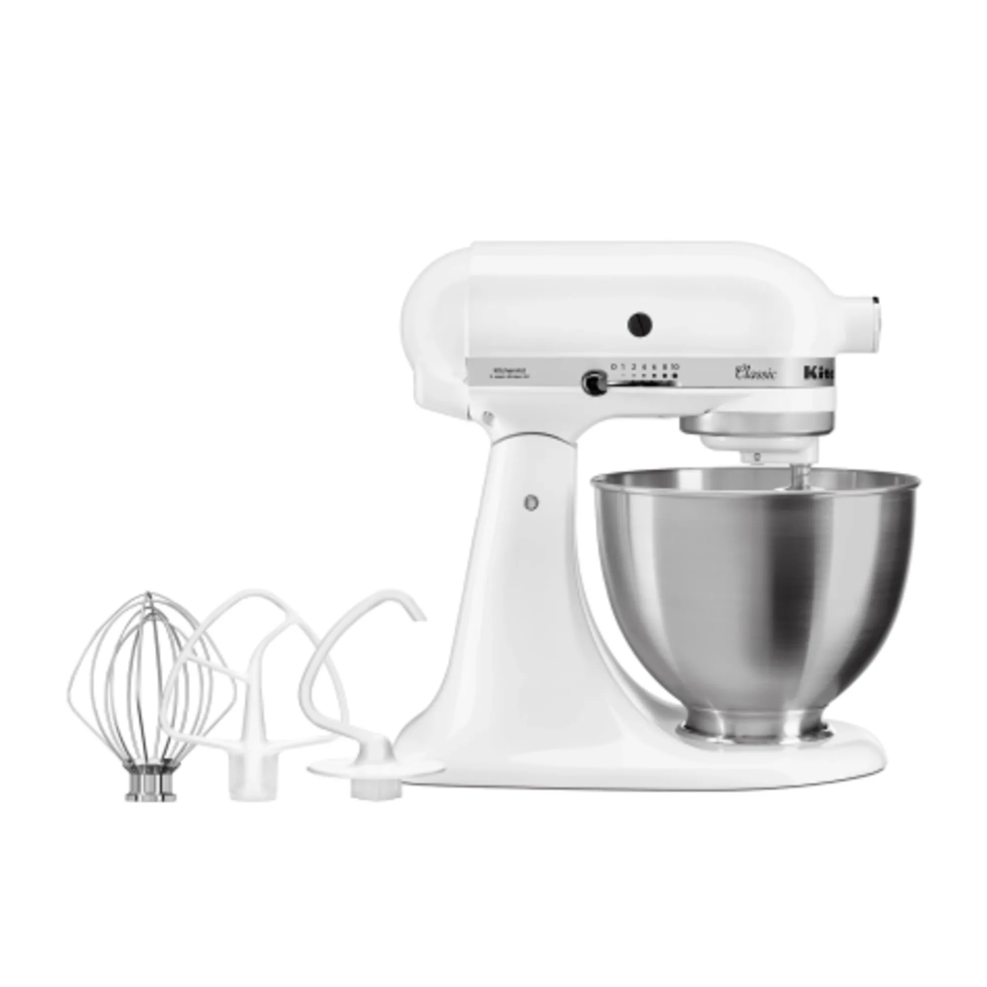 KitchenAid Classic KSM45 Stand Mixer White Image 1