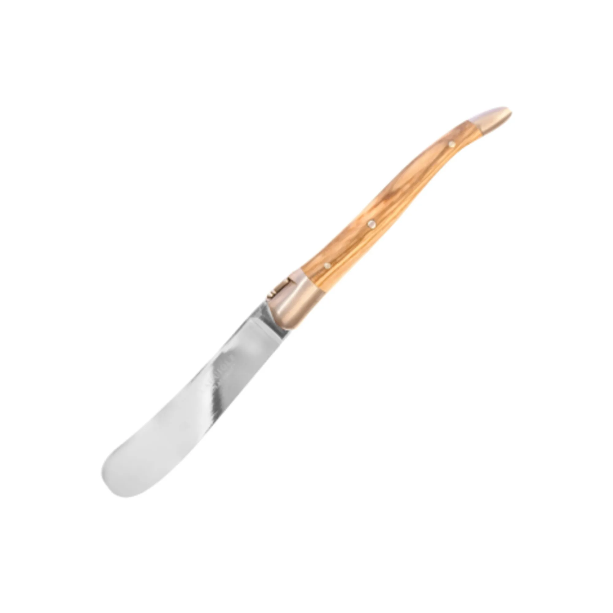 Laguiole en Aubrac Butter Knife Olive Wood Image 1