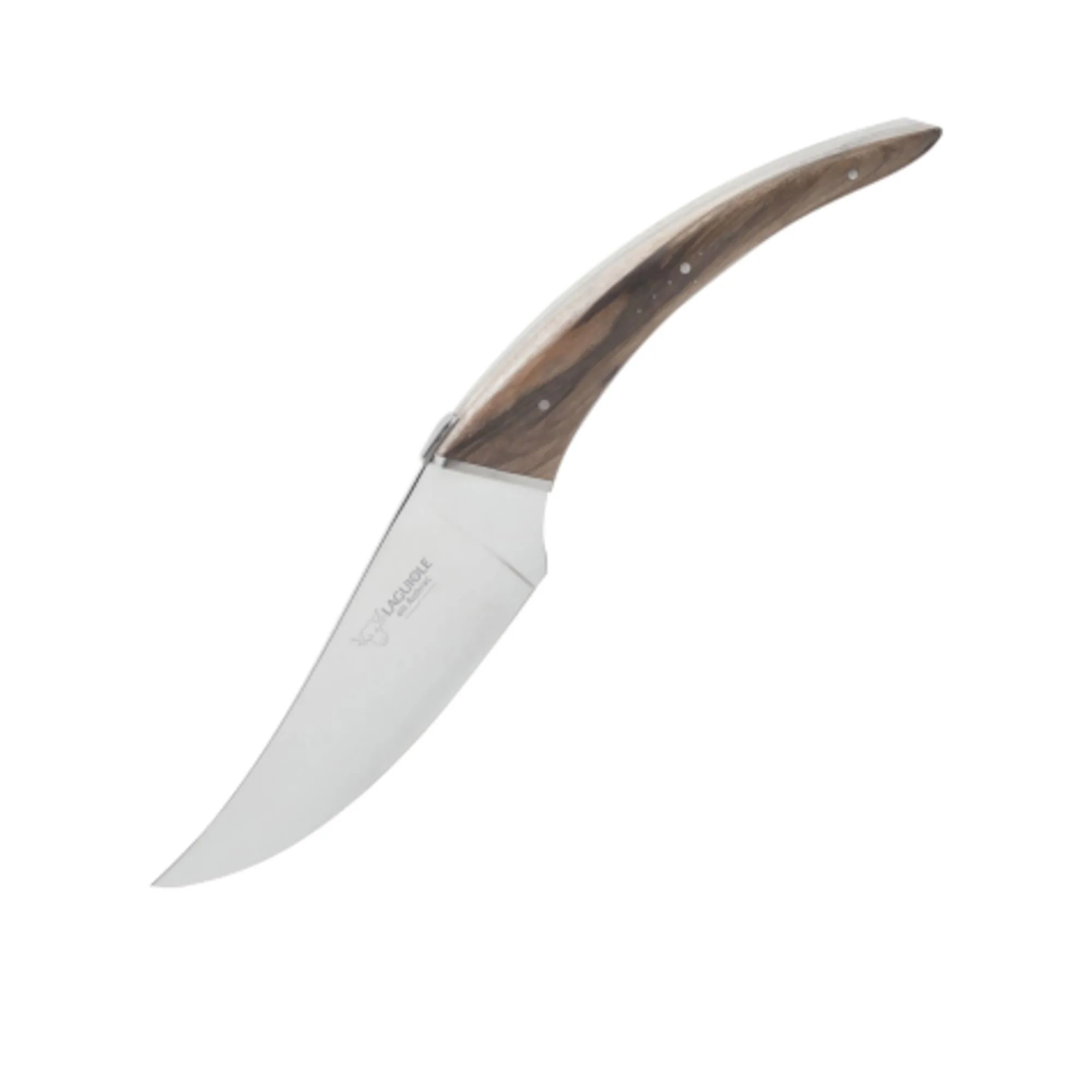 Laguiole en Aubrac Le Buron Forged Cheese Knife Wenge Wood Image 1