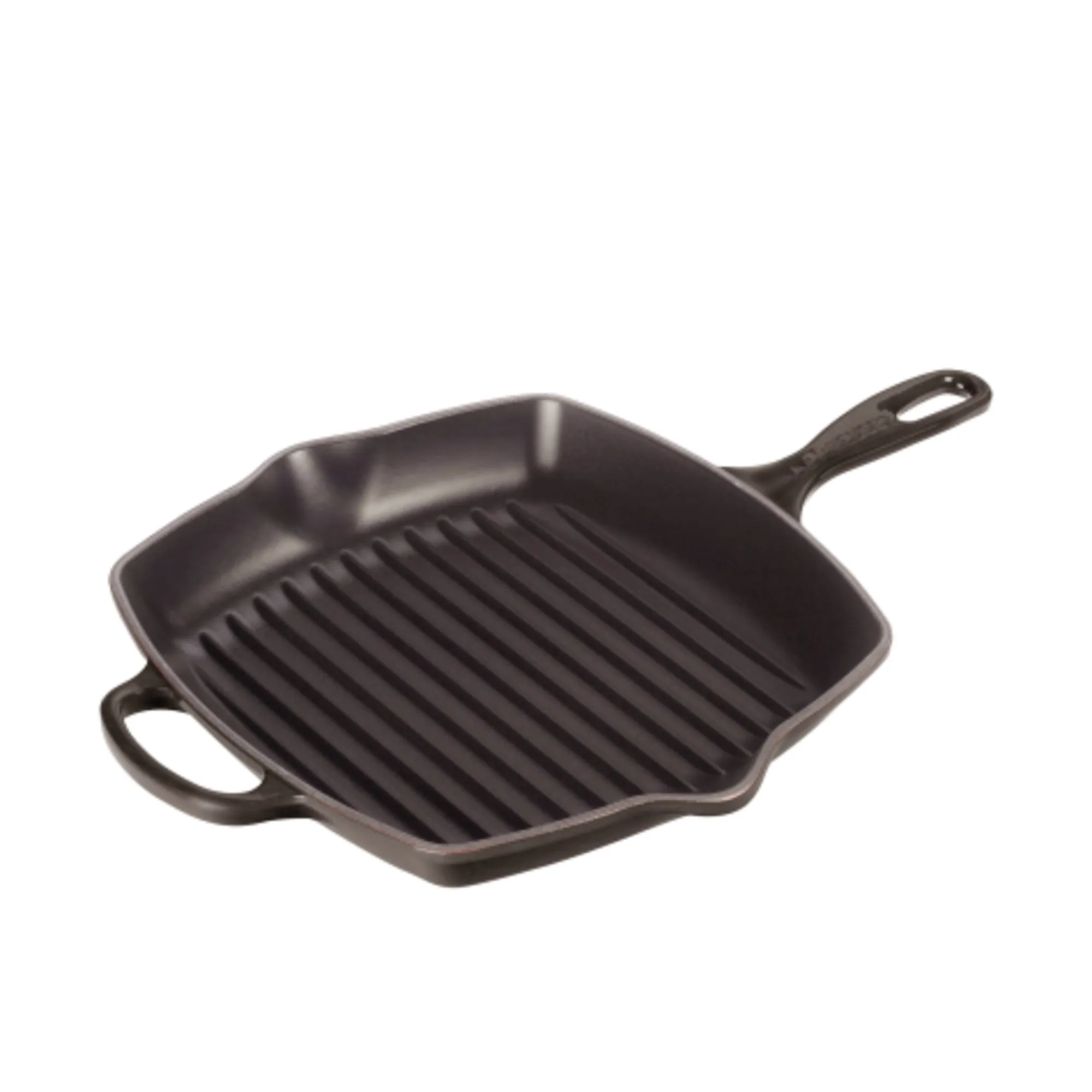 Le Creuset Signature Cast Iron Square Grillit 26cm Flint Image 1