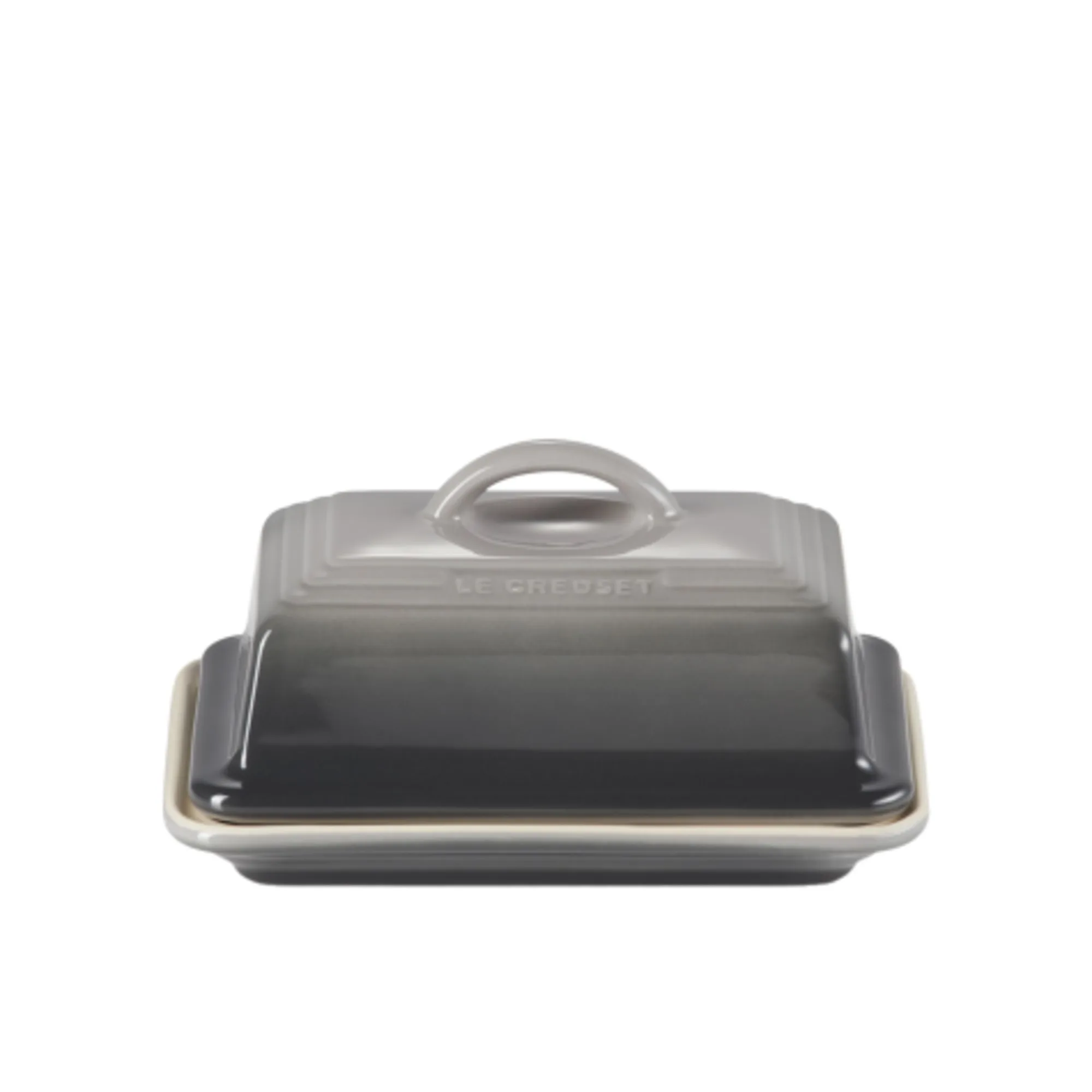 Le Creuset Stoneware Butter Dish Flint Image 1