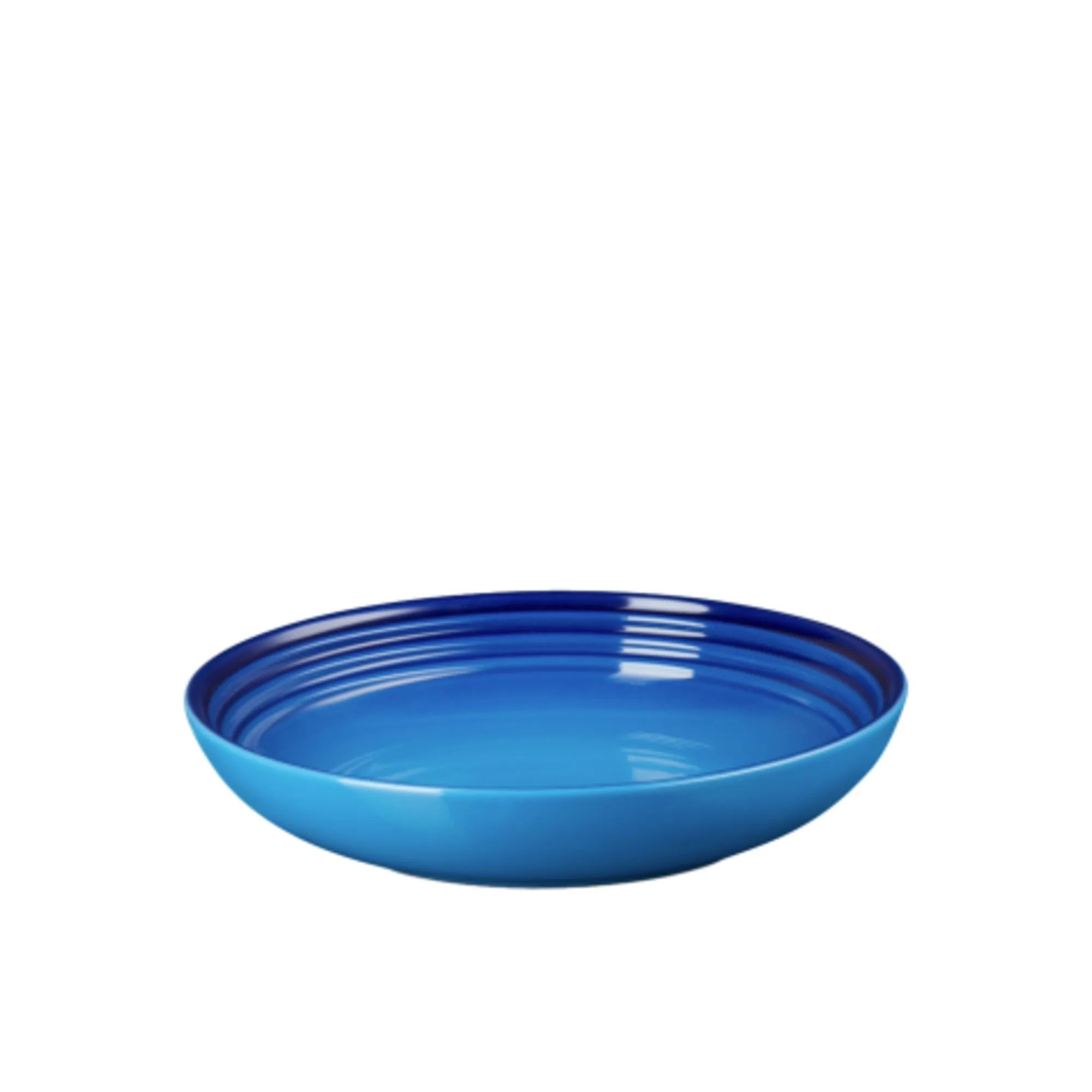 Le Creuset Stoneware Pasta Bowl 22cm Azure Blue Image 1