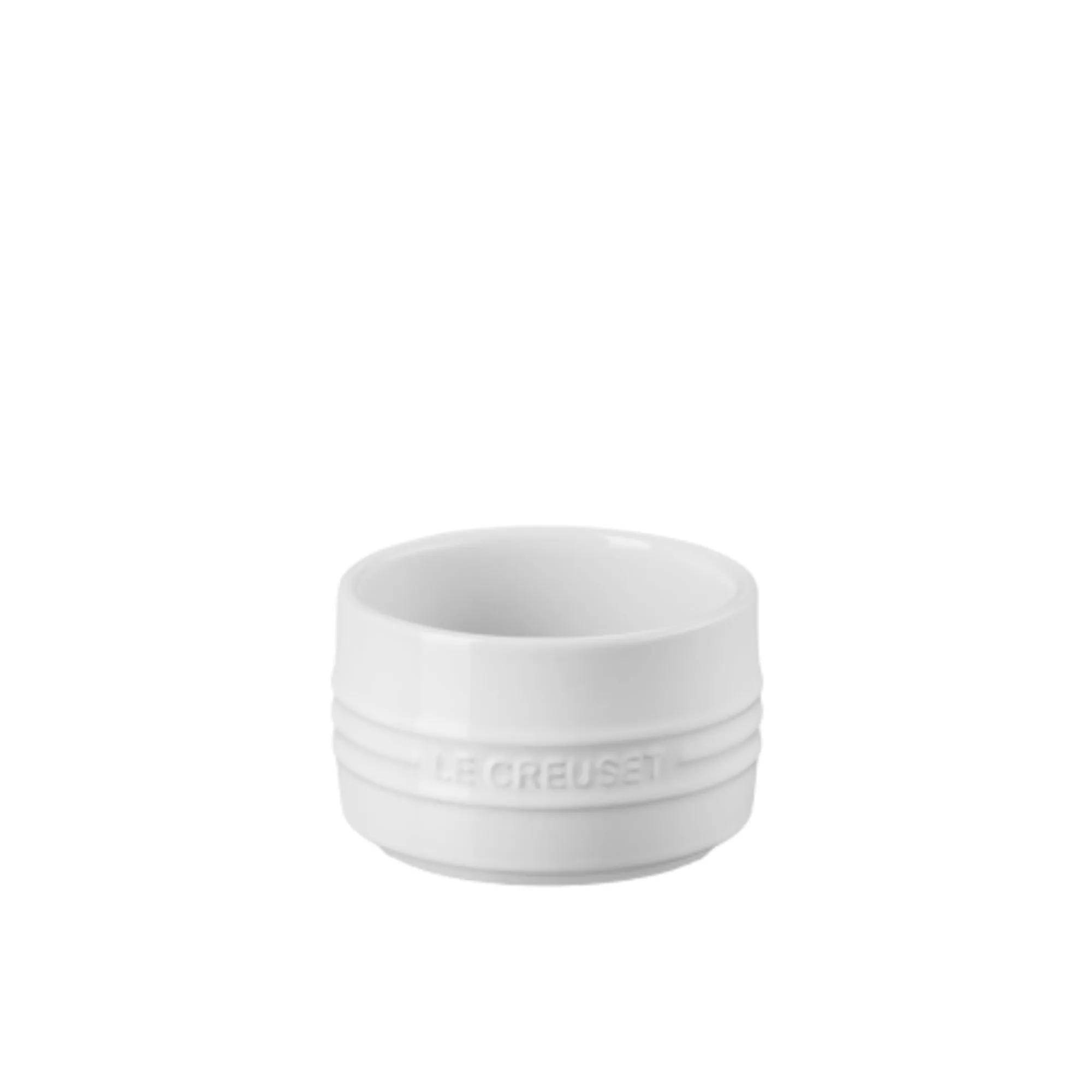 Le Creuset Stoneware Stackable Ramekin White Image 1