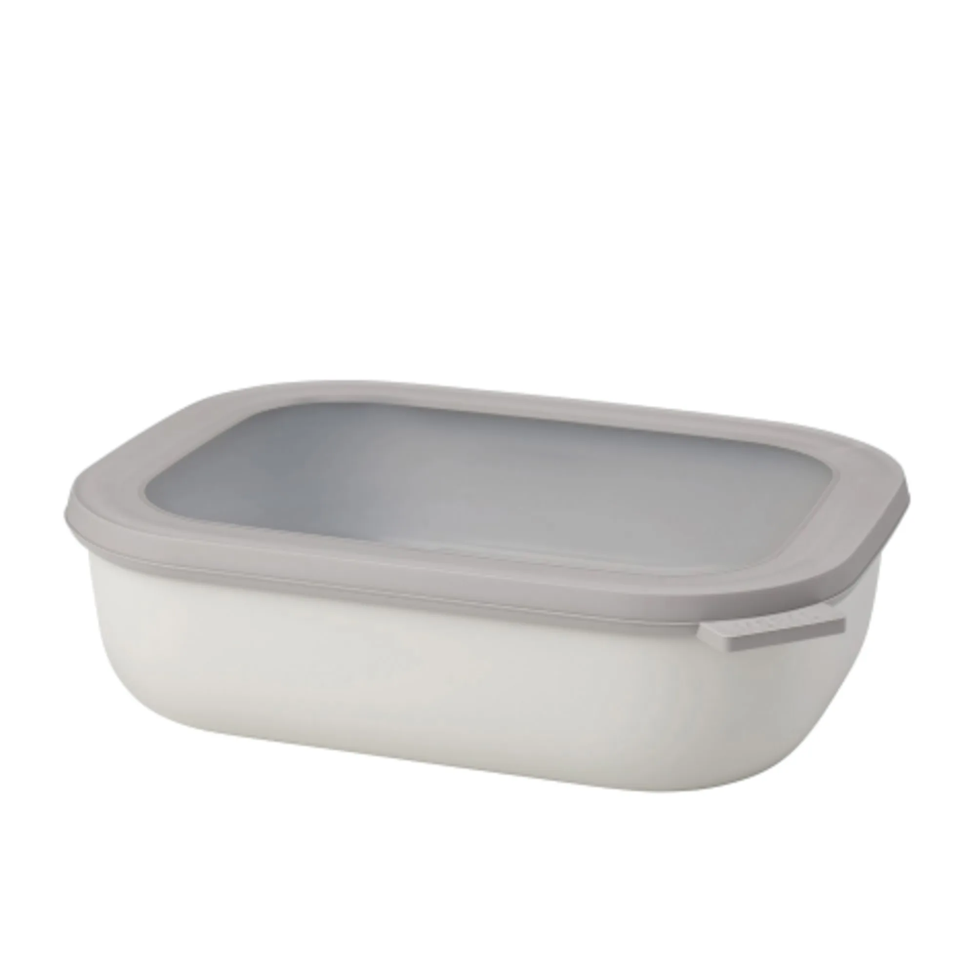 Mepal Cirqula Rectangular Multi Storage Bowl 2L Nordic White Image 1