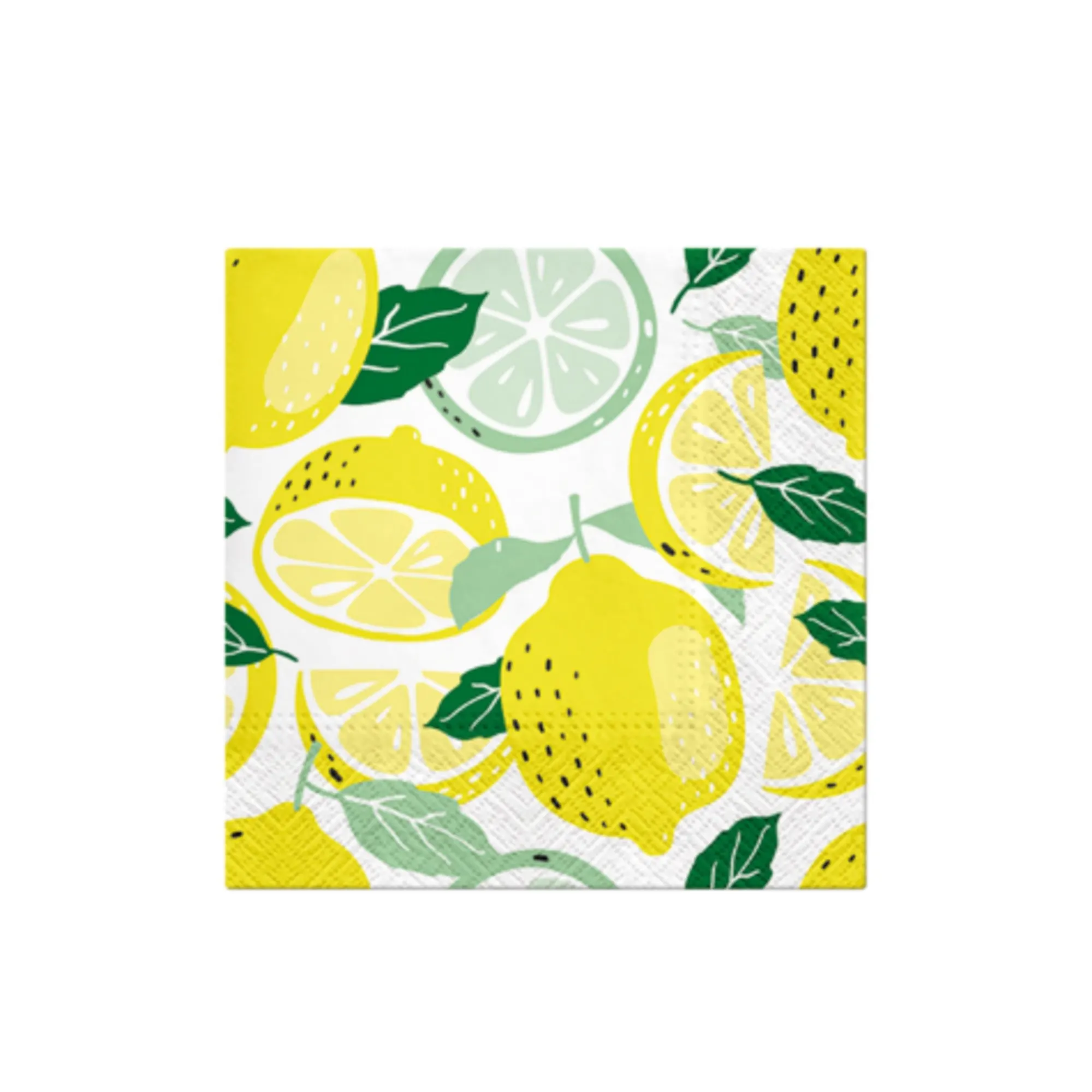 PAW Everyday 3ply Napkin 20pk Tasty Lemons Image 1