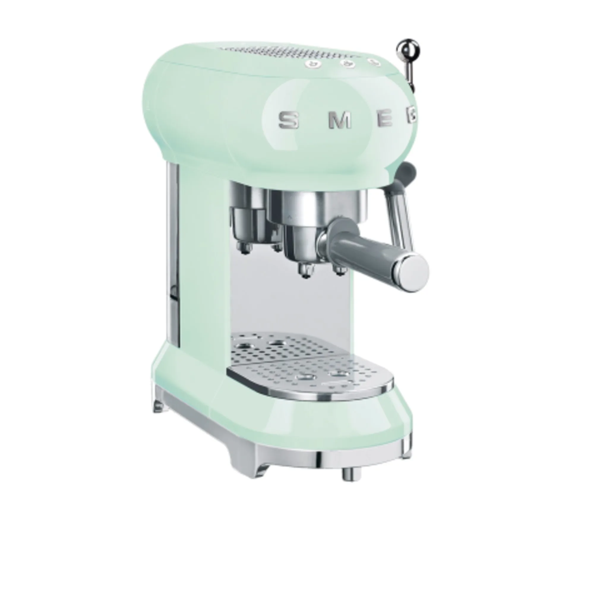 Smeg 50s Retro Style Espresso Coffee Machine Pastel Green Image 1