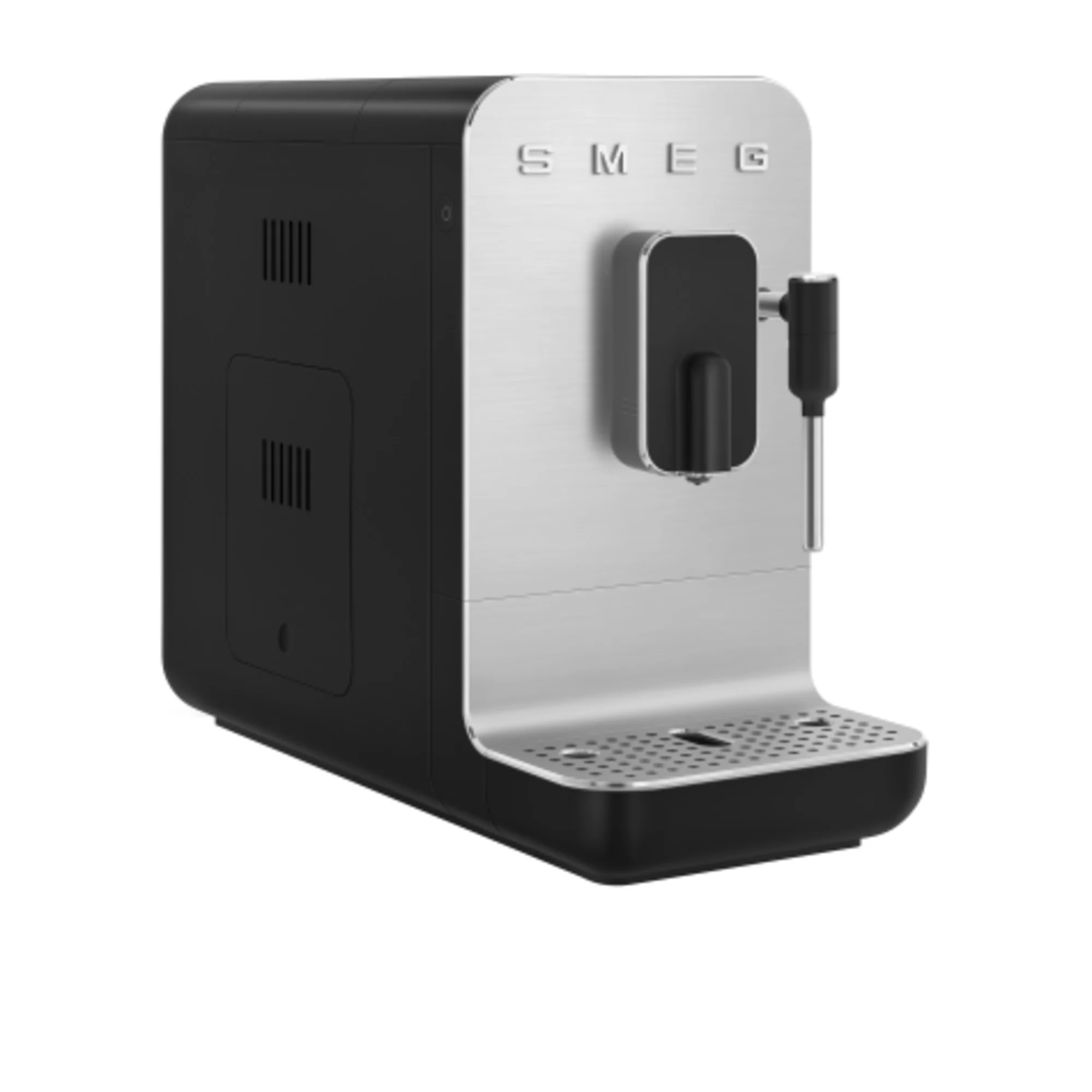 Smeg Bean to Cup BCC12 Coffee Machine with Milk Wand Matte Black Image 1