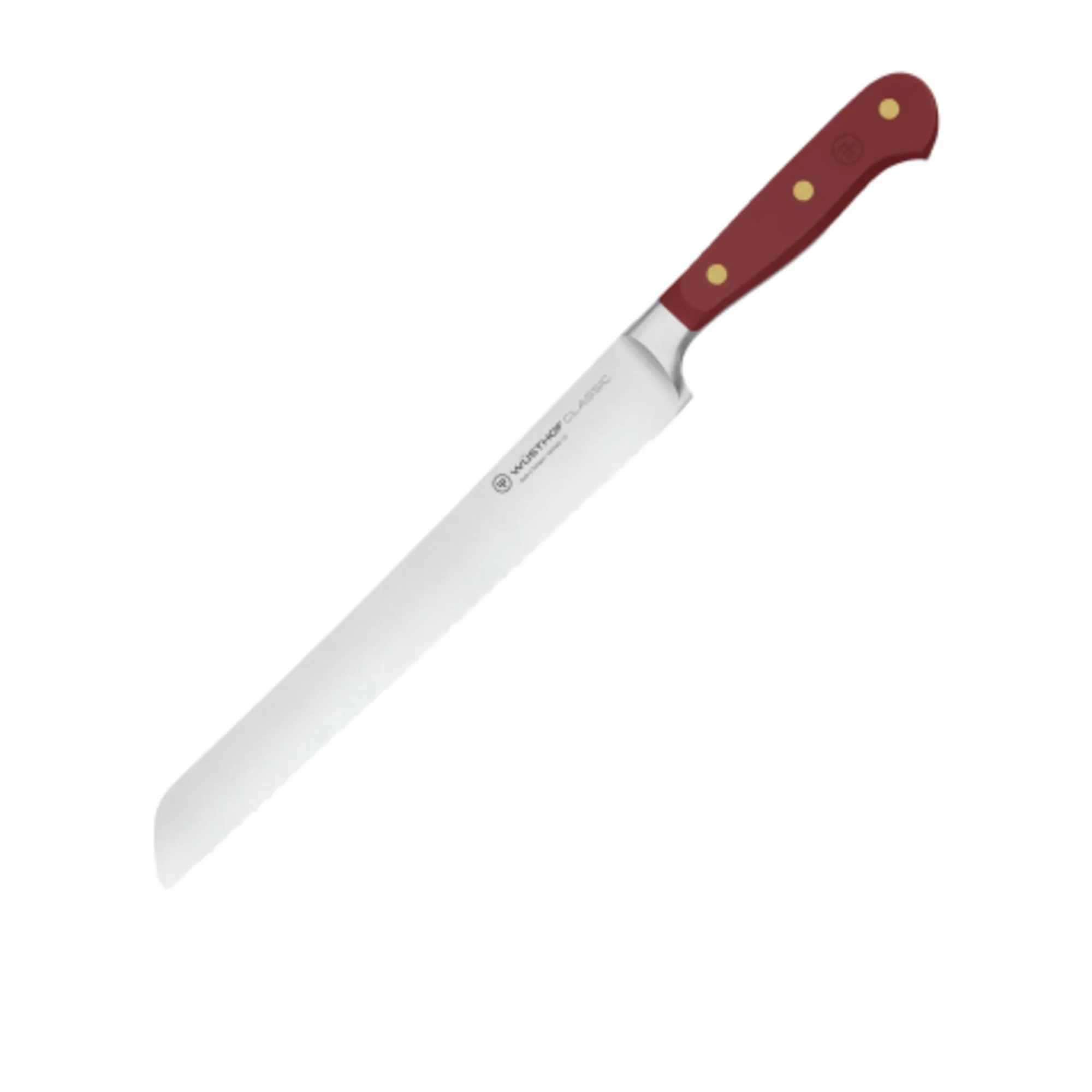 Wusthof Classic Colour Double Serrated Bread Knife 23cm Tasty Sumac Image 1