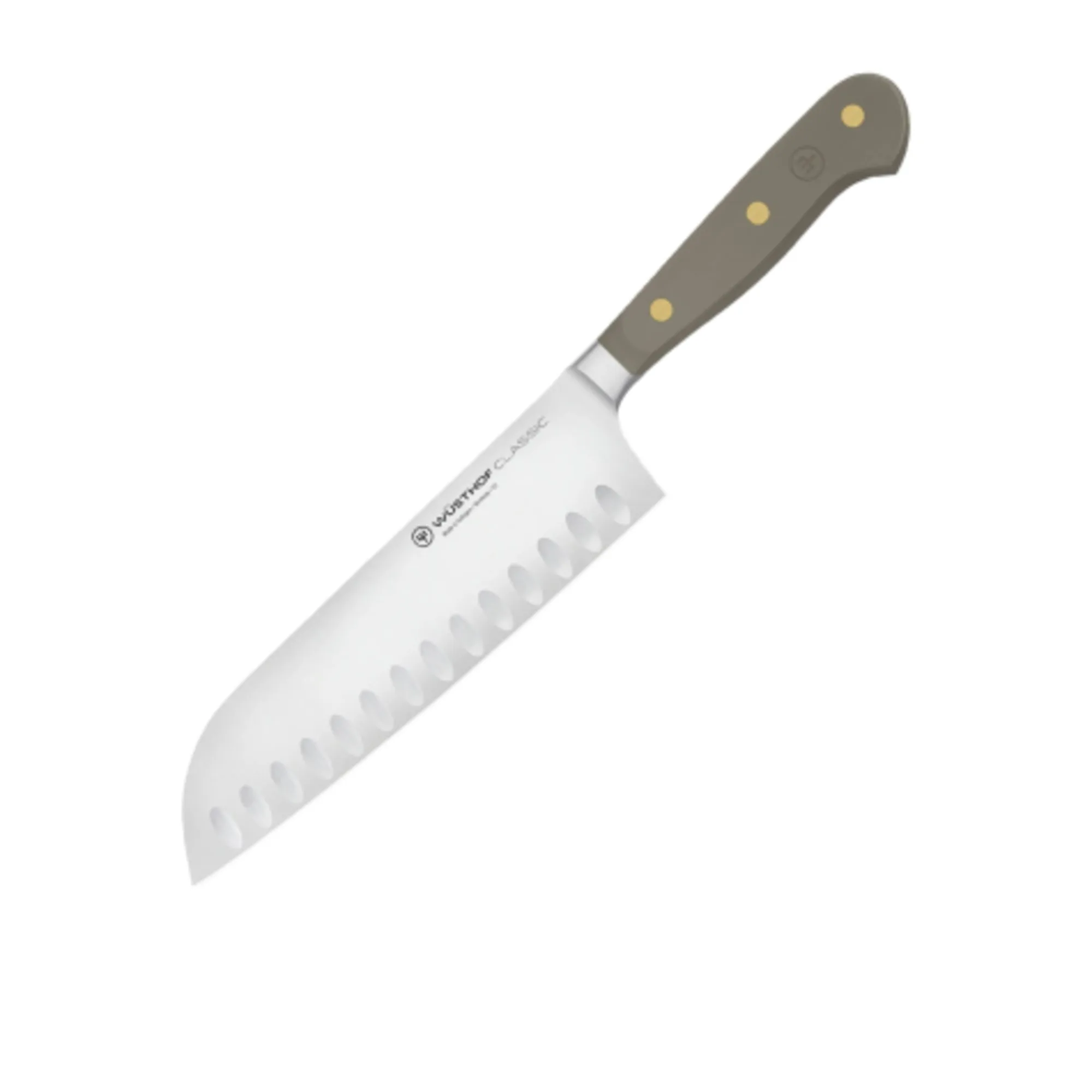 Wusthof Classic Colour Santoku Knife 17cm Velvet Oyster Image 1