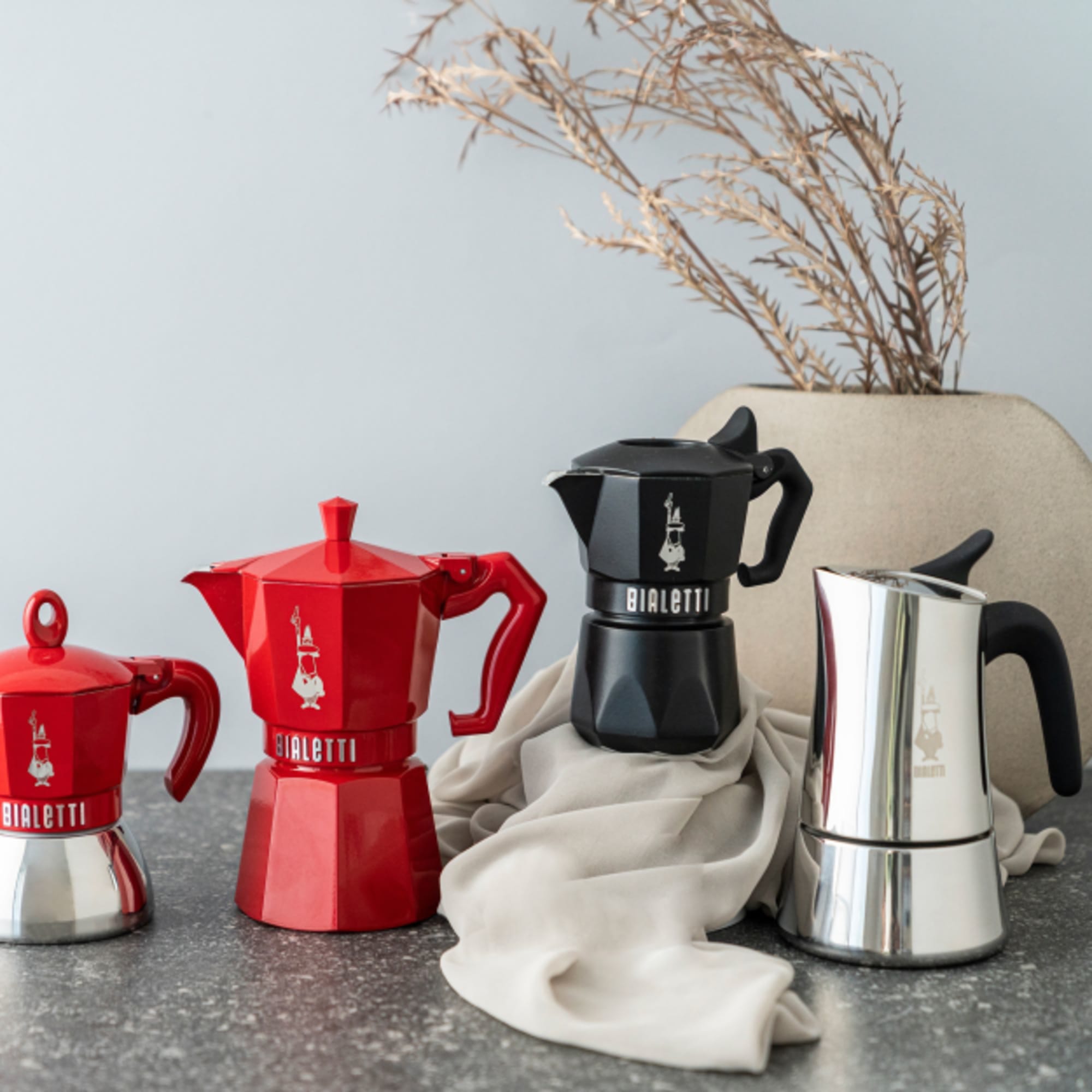 Bialetti Brikka Red Colour