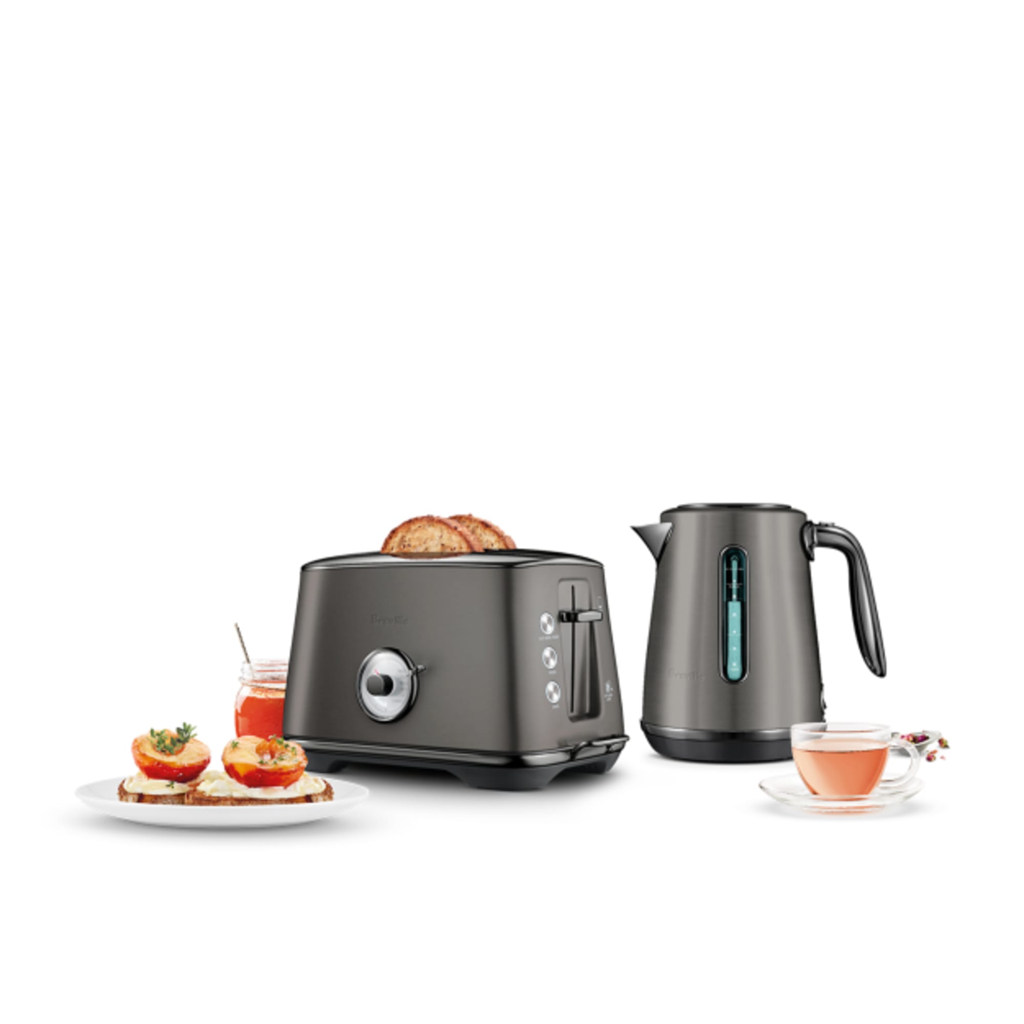 Breville - Elevate teatime with the Smart Kettle in Black Stainless Steel.  Discover the full collection here