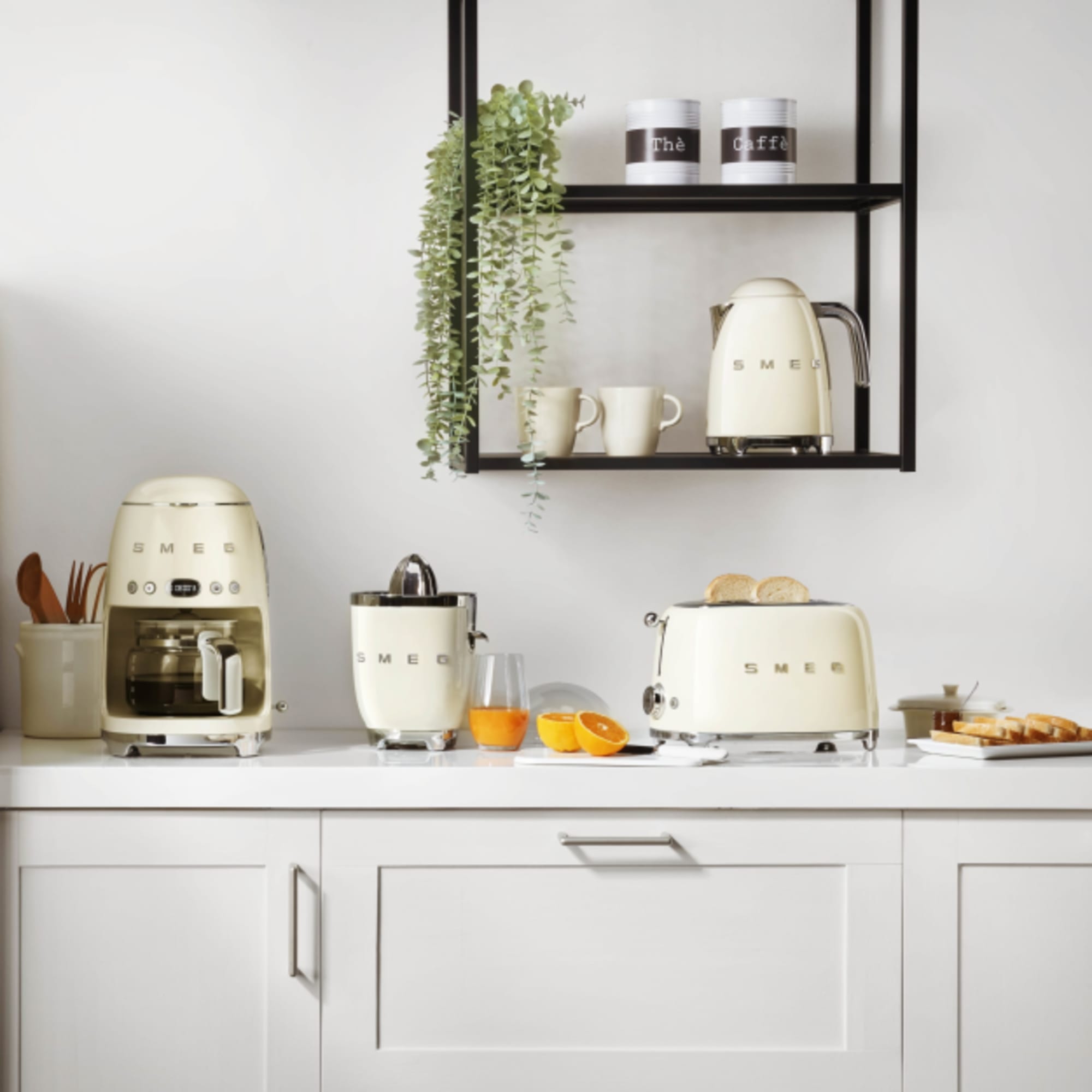 Smeg - New colour in the house for the 50's Retro Style Kettles and  Toasters. White is perfect for the minimalist who keeps the kitchen spick  and span. Take advantage of our
