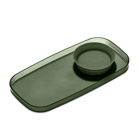 Madesmart Dipware Appetizer Tray with Bowl Olive Green Image 2