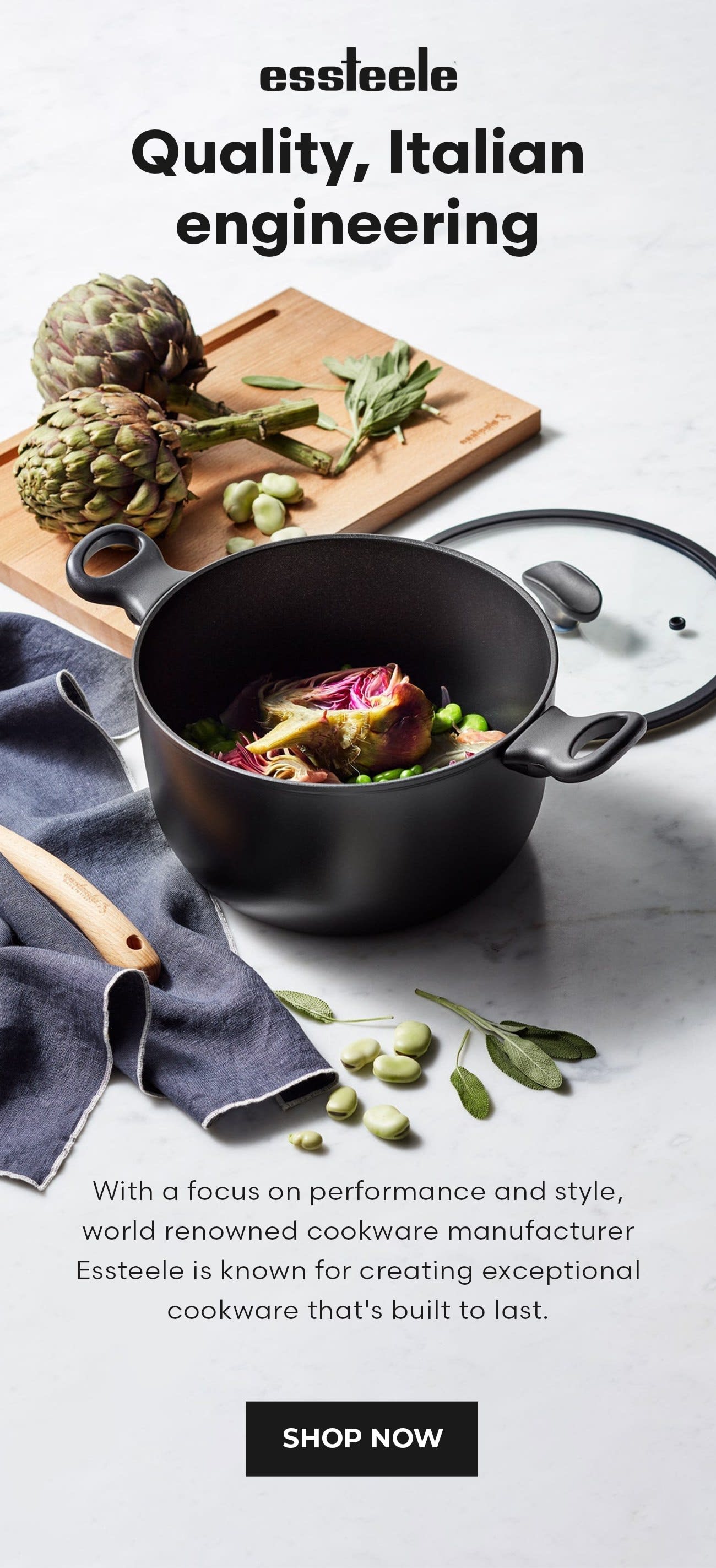 Get to know Essteele: Premium cookware made in Italy 🇮🇹 - Kitchen  Warehouse