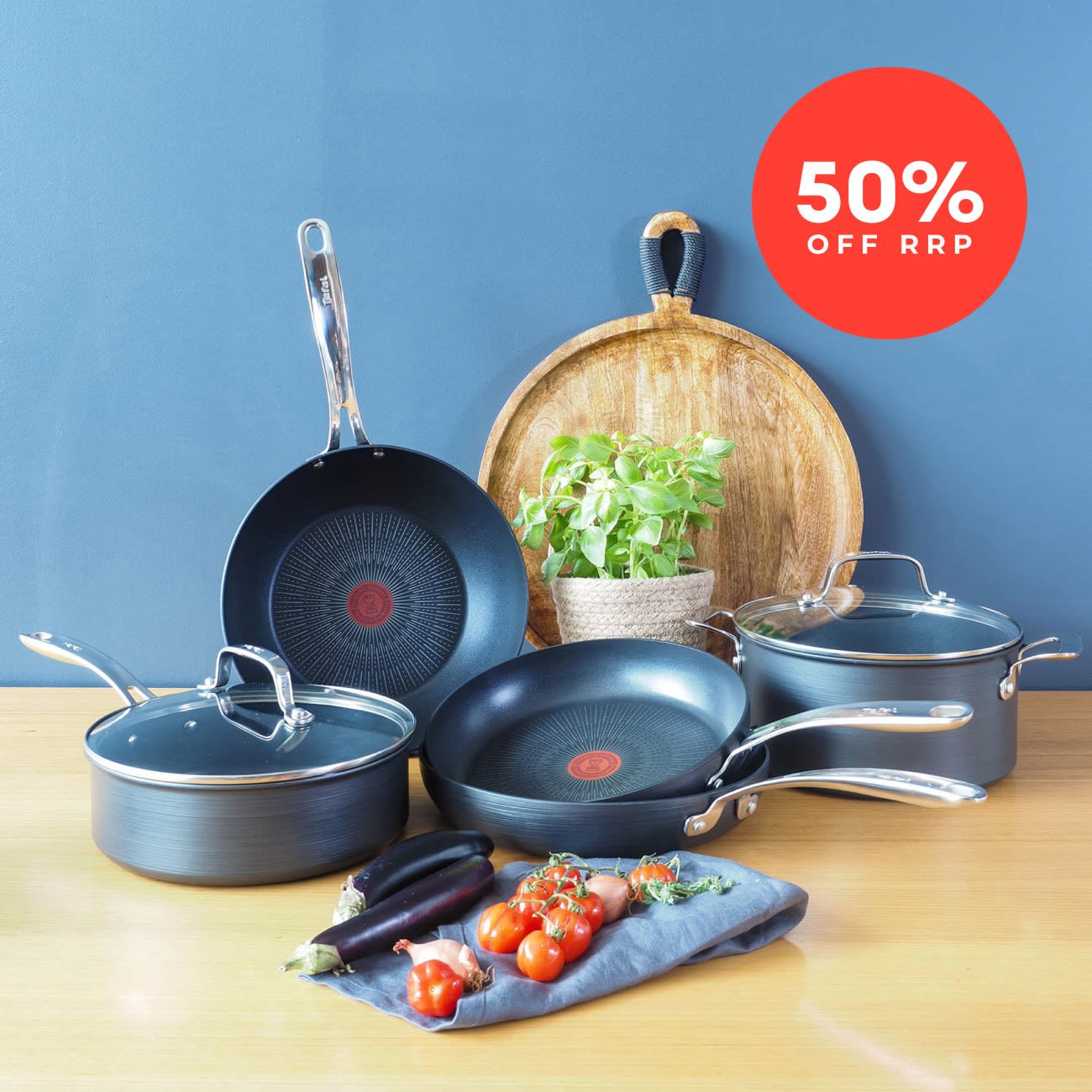 T-fal nonstick cookware is 30 percent off today on