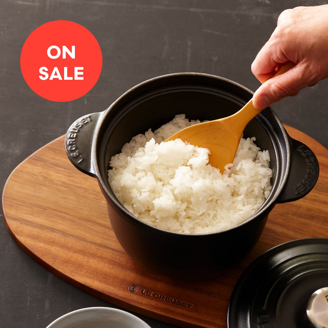 How to cook rice in Le Creuset rice pot 