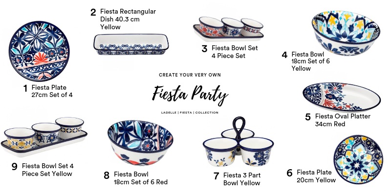 Ladelle Fiesta Tableware