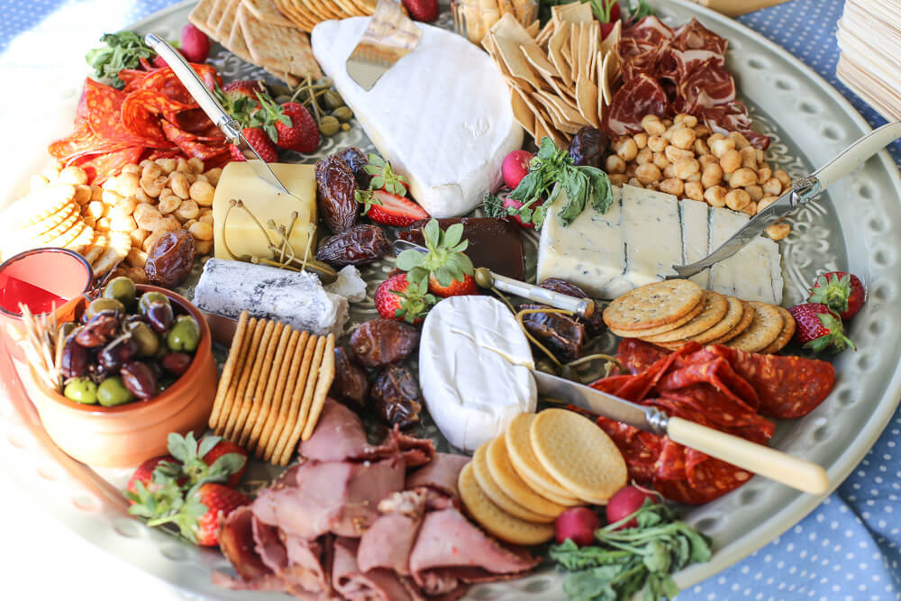 Tip 4 Huge Charcuterie and Cheese Platter