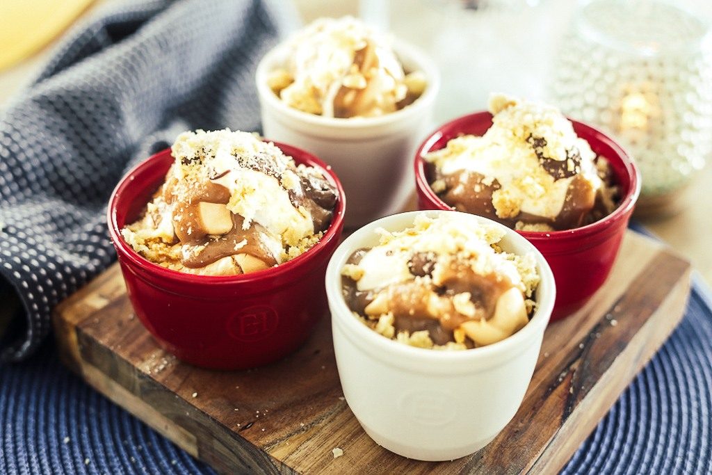 Individual Chestnut and Orange Cream Puddings