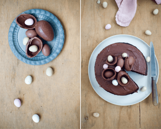 Chocolate Easter Egg Layer Cake