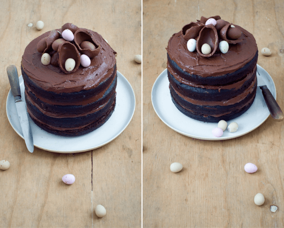 Chocolate Easter Layer Cake Recipe