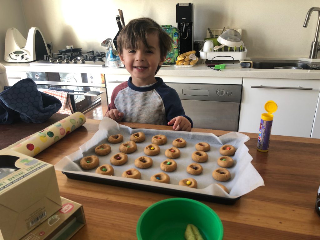 Ashy baking biscuits