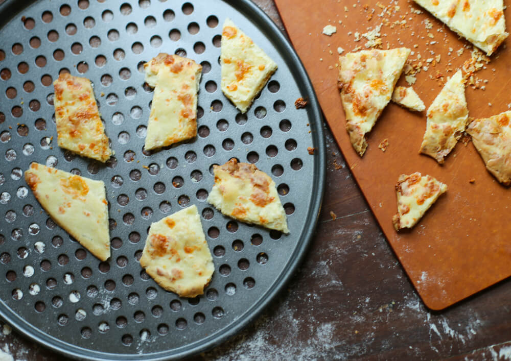 Crackers on Bakemaster Pizza Crisper