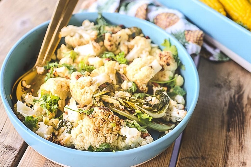 Charred Cauliflower & Hazelnut Salad