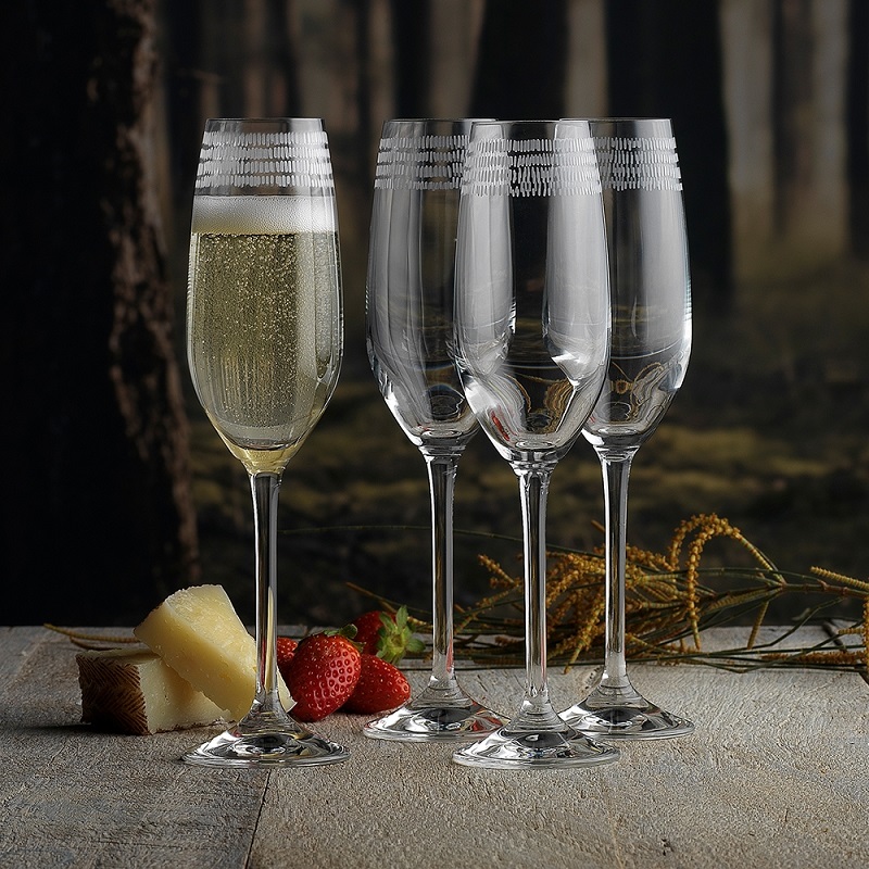 Ecology Dash Champagne Flutes Set of 4