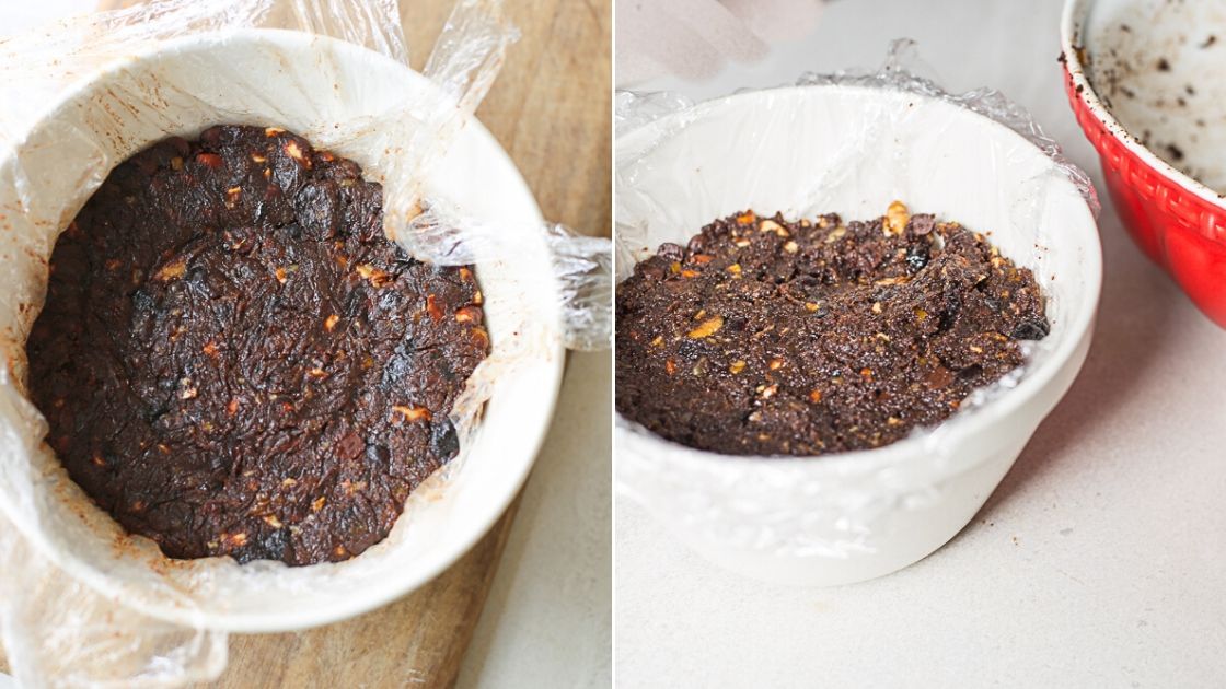 No-cook Choc Christmas Pudding